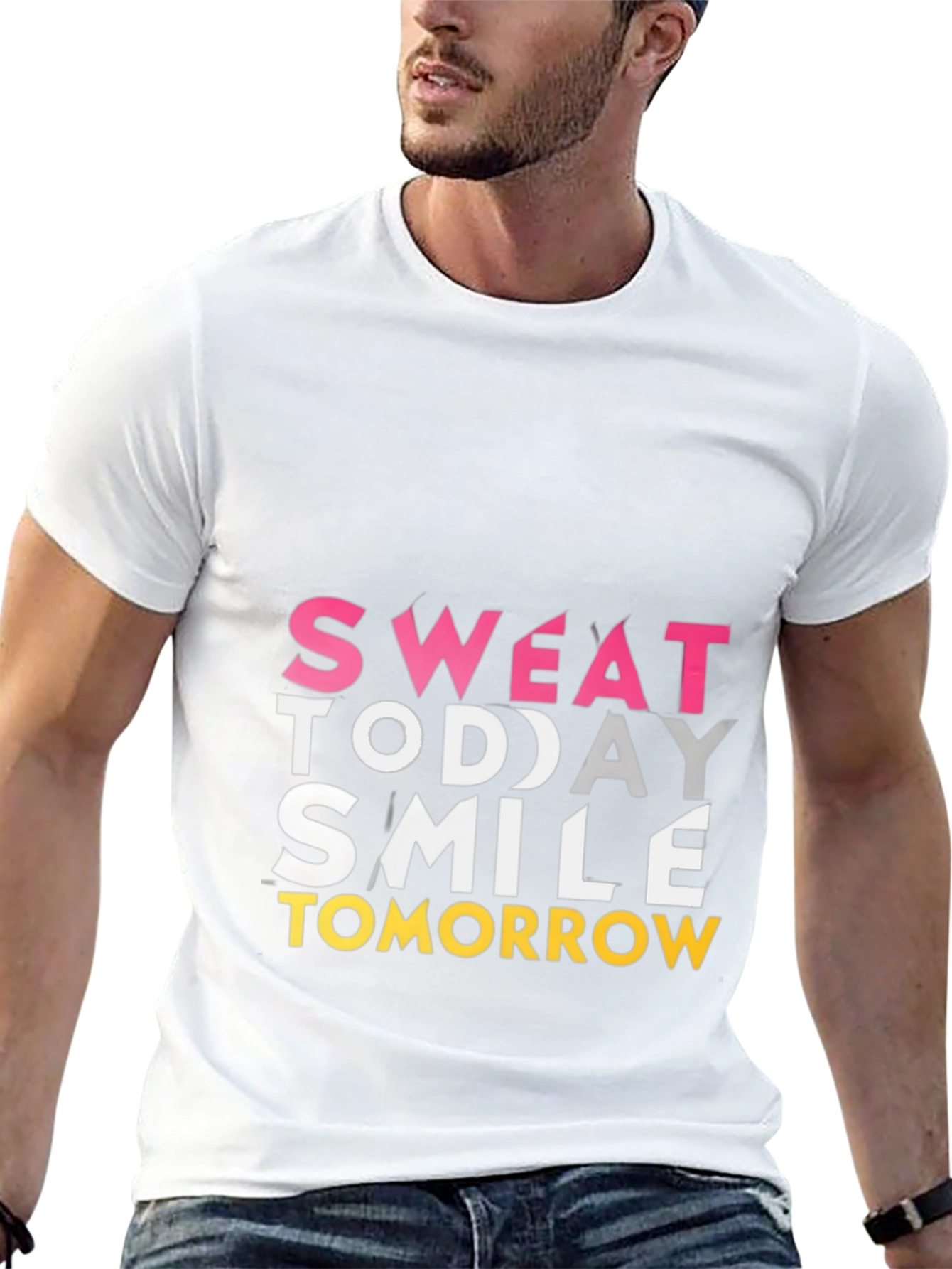 Sweat Today Smile Tomorrow Graphic Tee