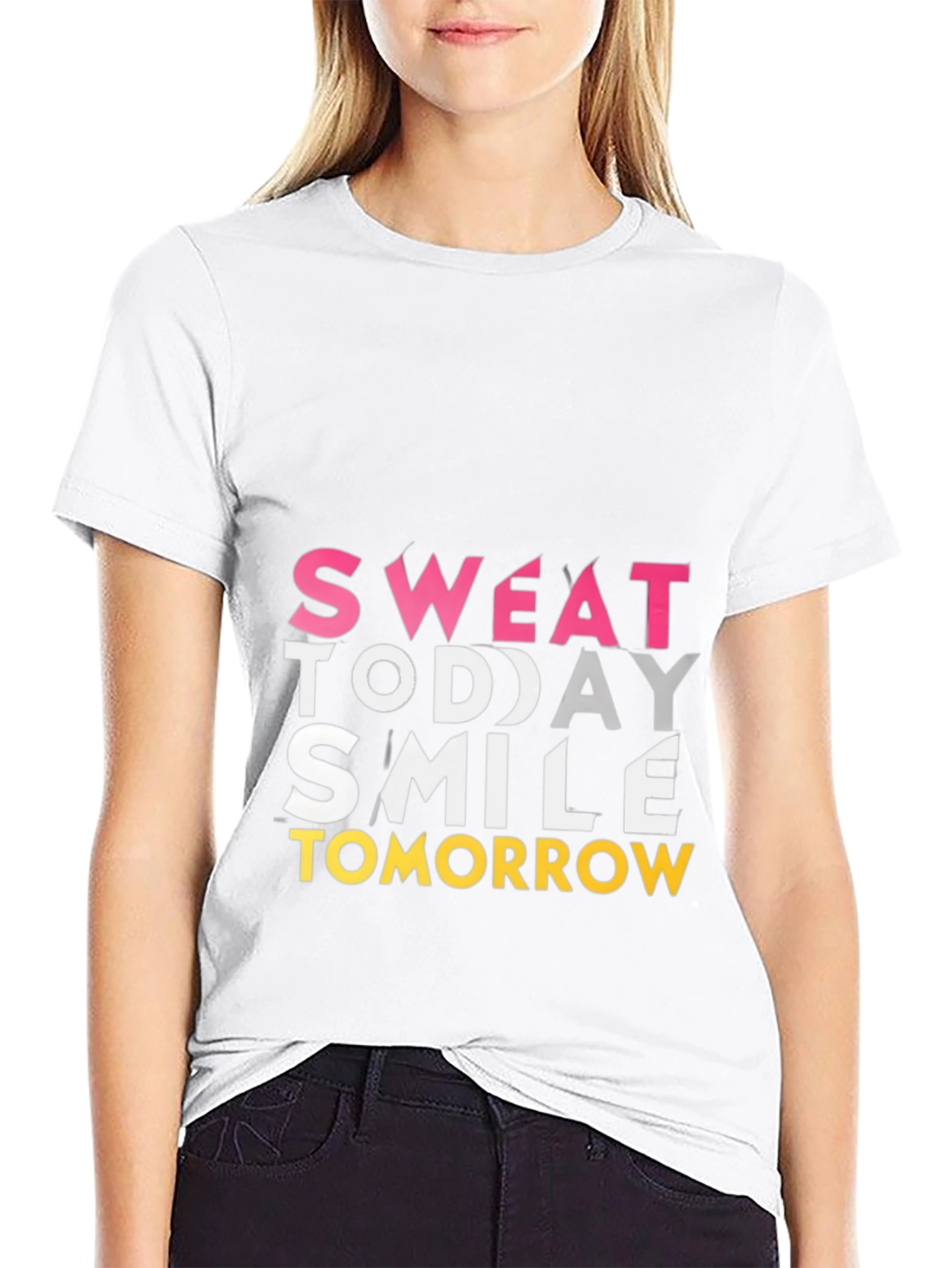 Sweat Today Smile Tomorrow Graphic Tee