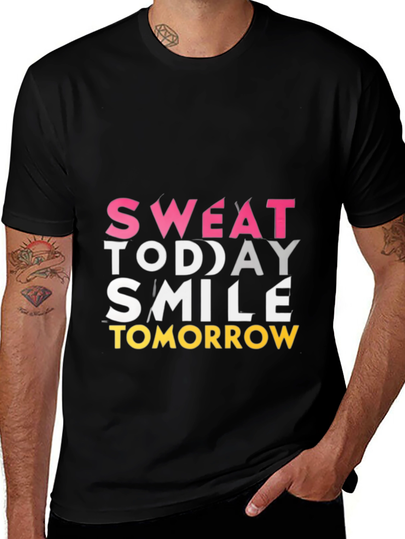 Sweat Today Smile Tomorrow Graphic Tee