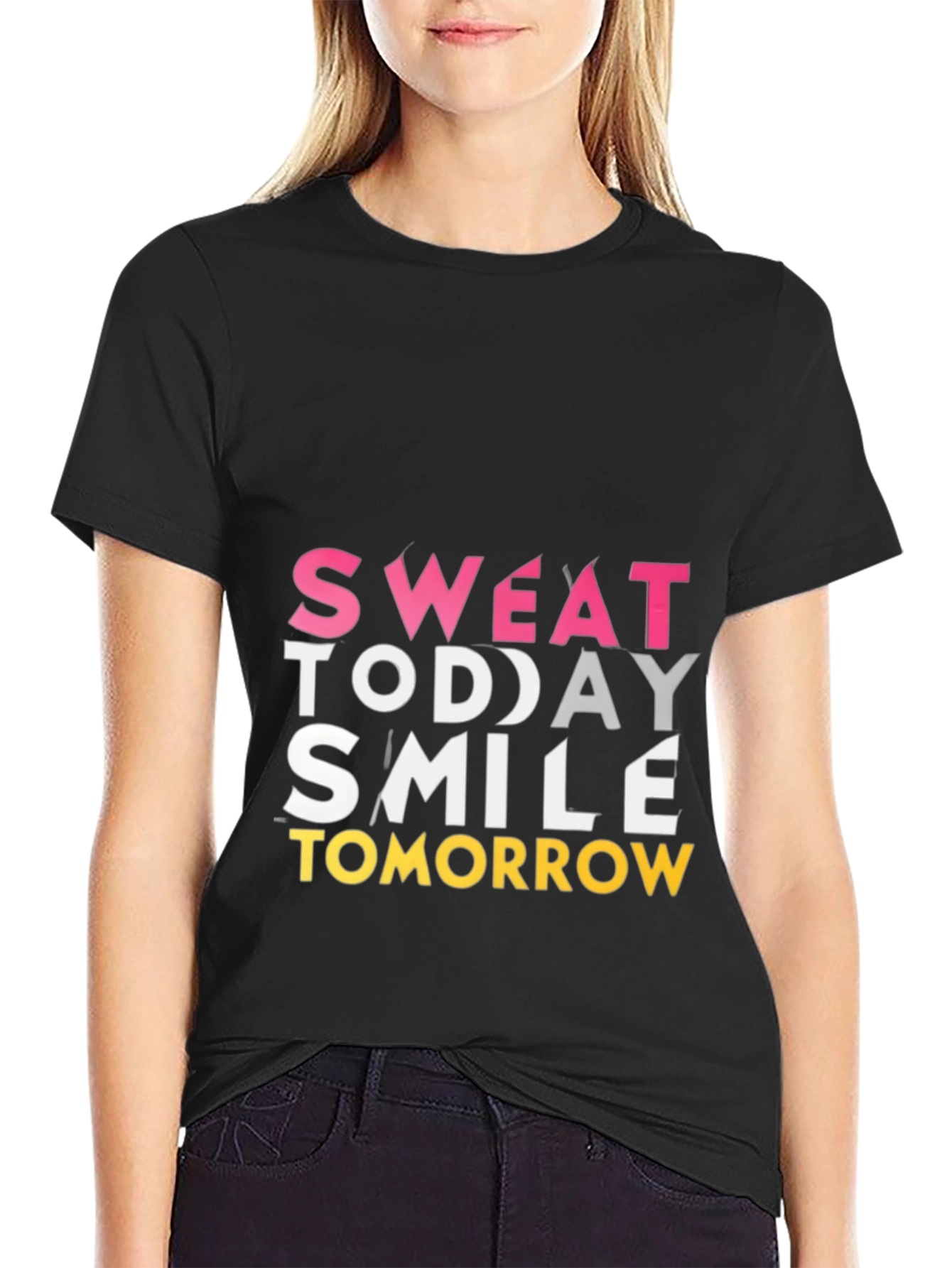 Sweat Today Smile Tomorrow Graphic Tee