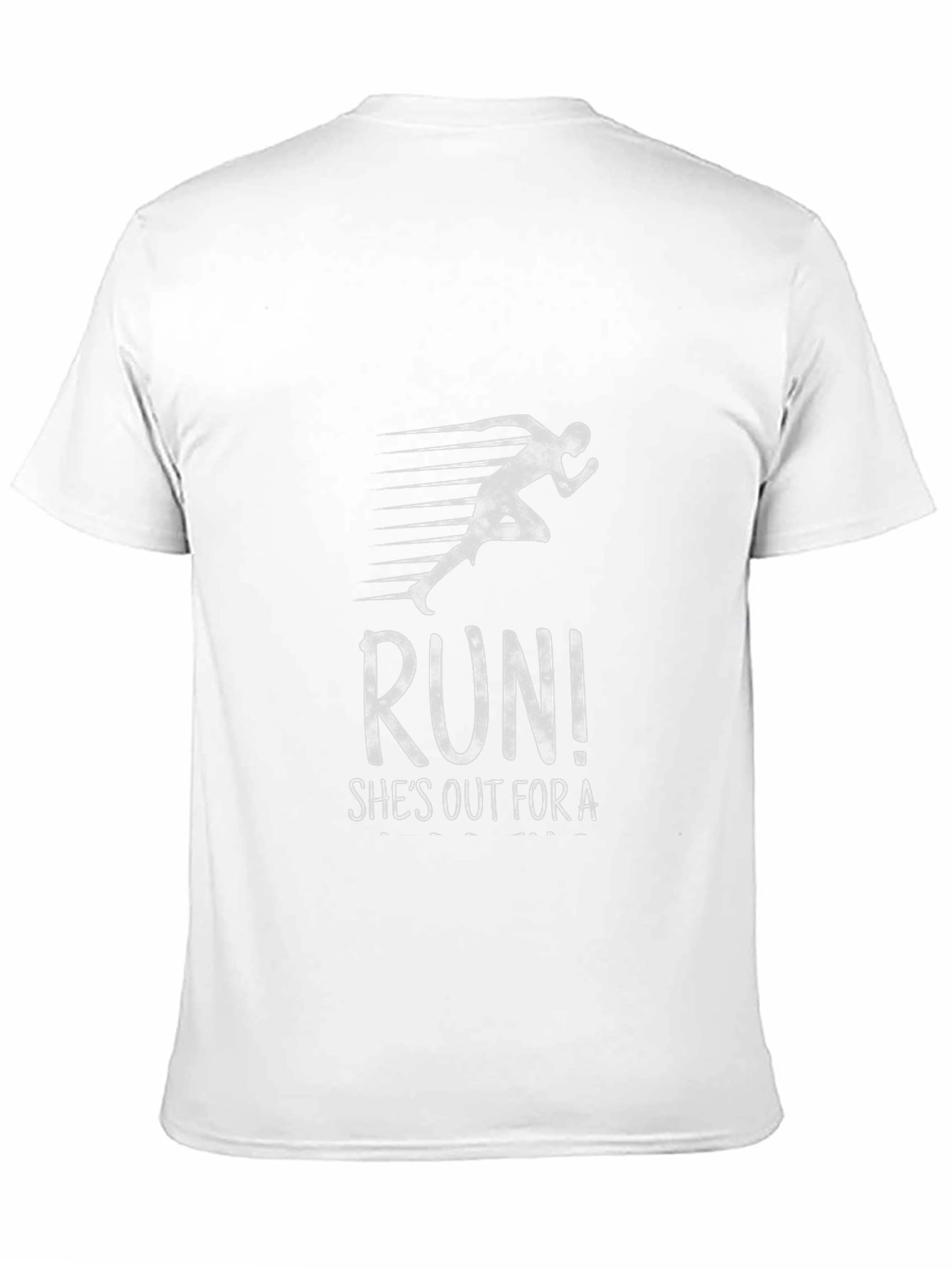 Run! Graphic Tee - Mens Black T-Shirt