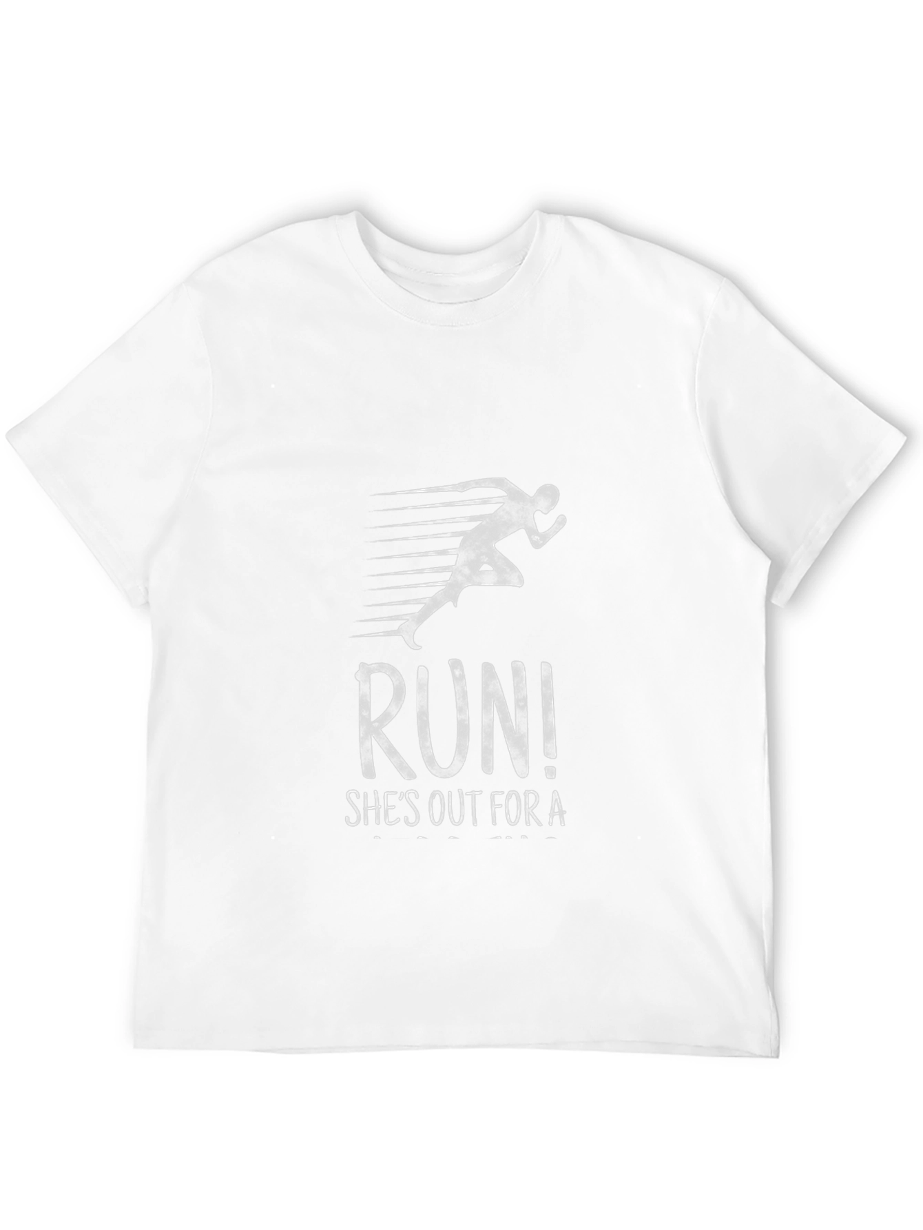 Run! Graphic Tee - Mens Black T-Shirt