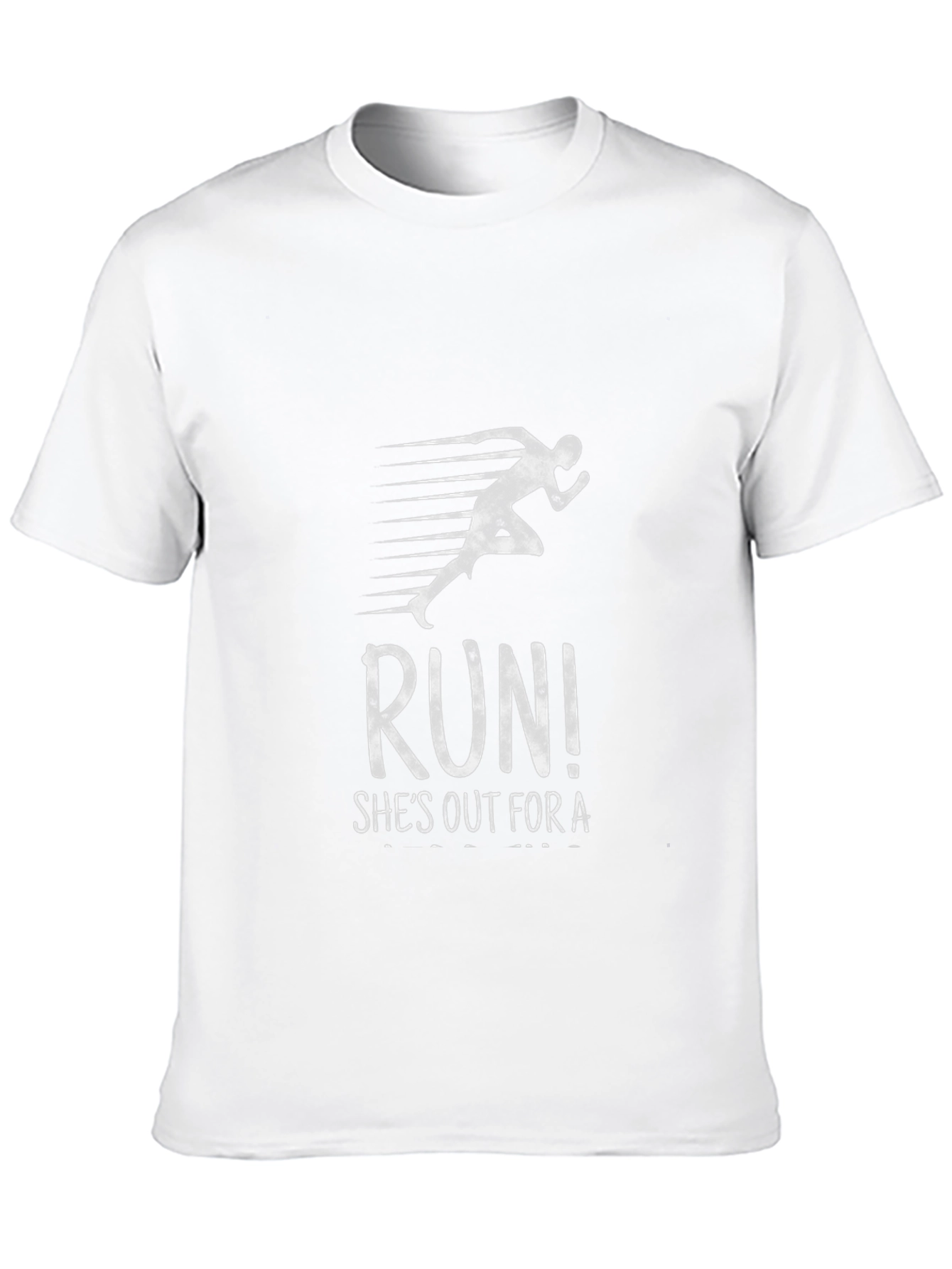 Run! Graphic Tee - Mens Black T-Shirt