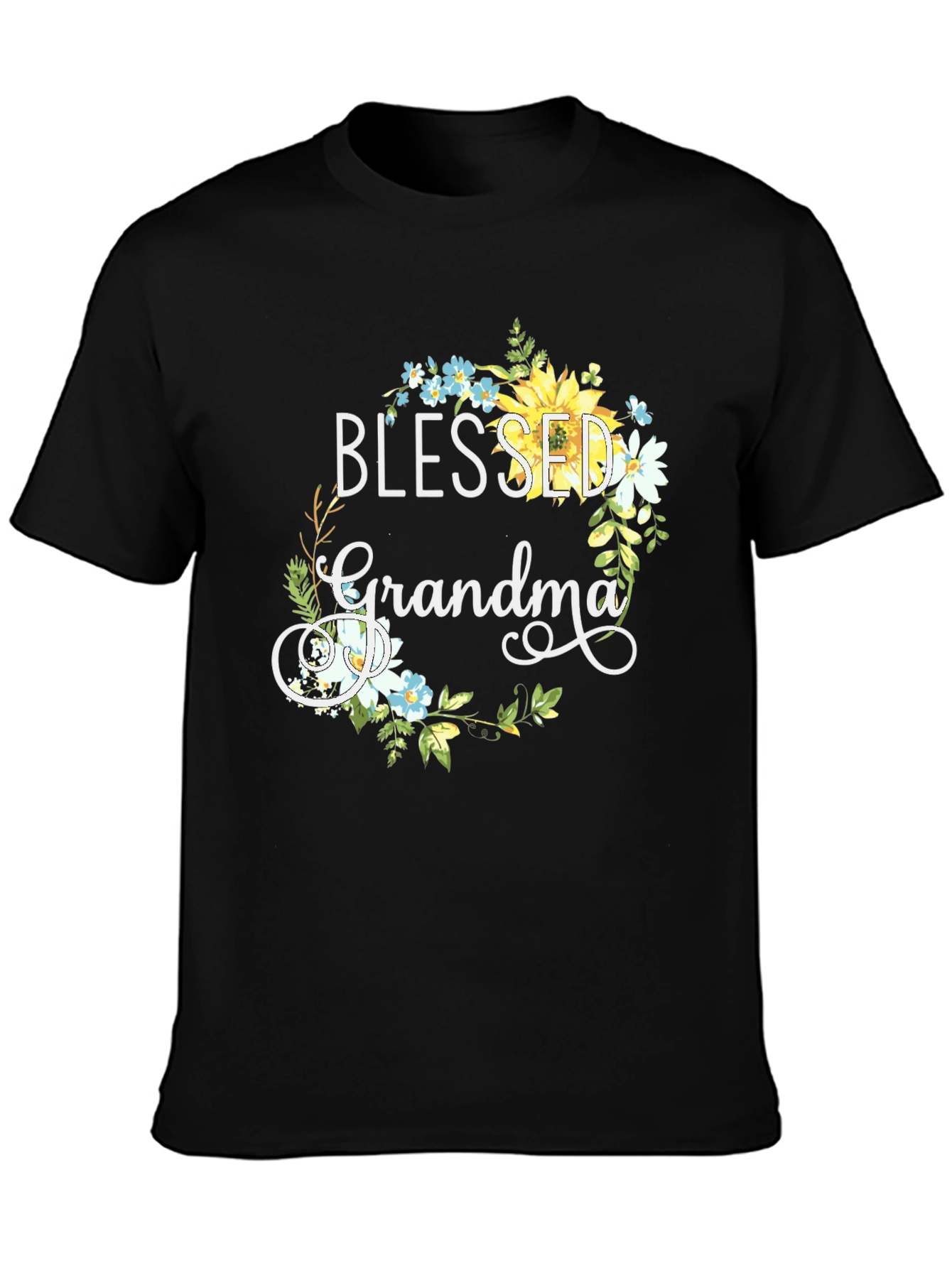 Blessed Grandma Floral T-Shirt
