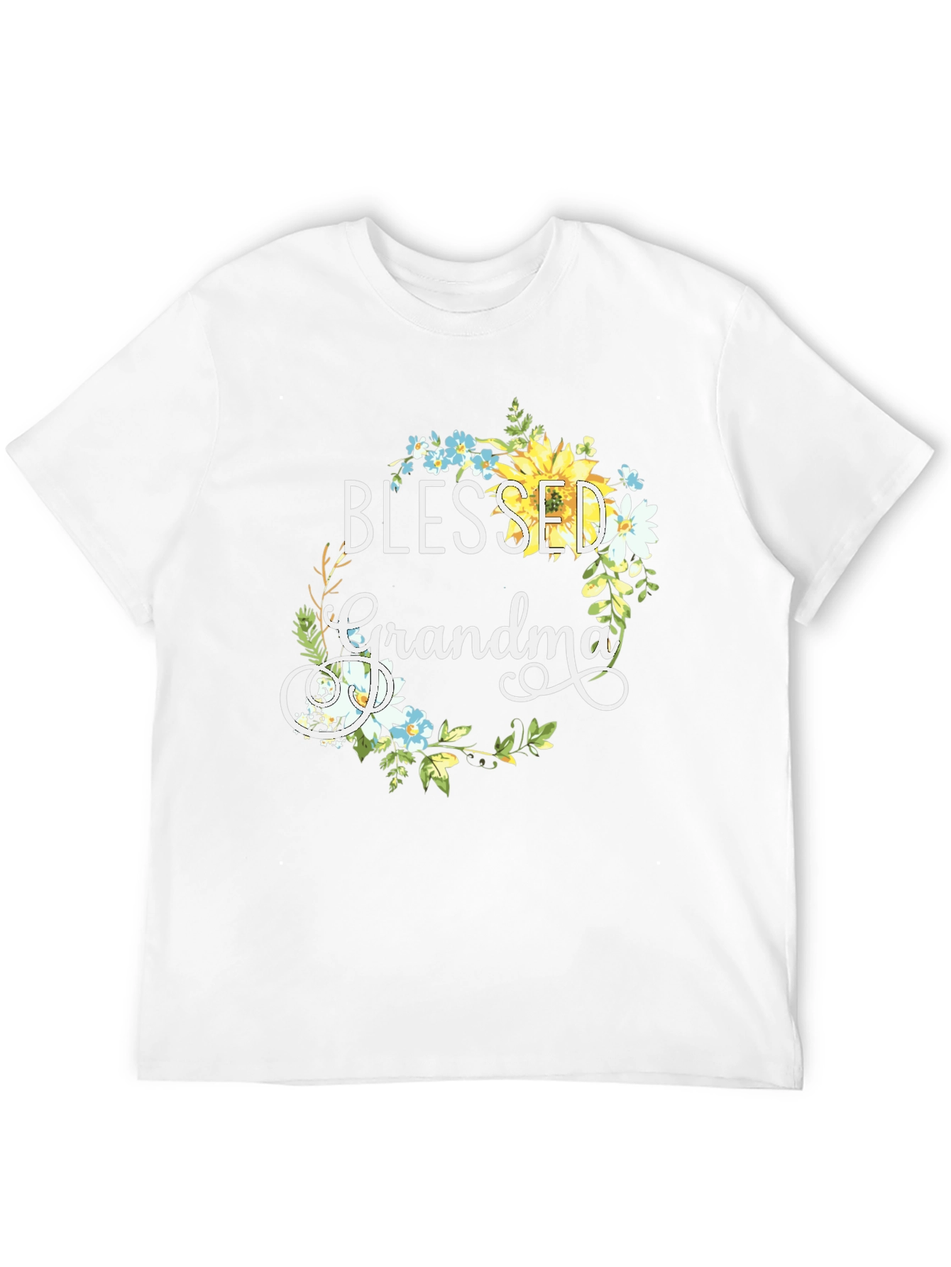 Blessed Grandma Floral T-Shirt