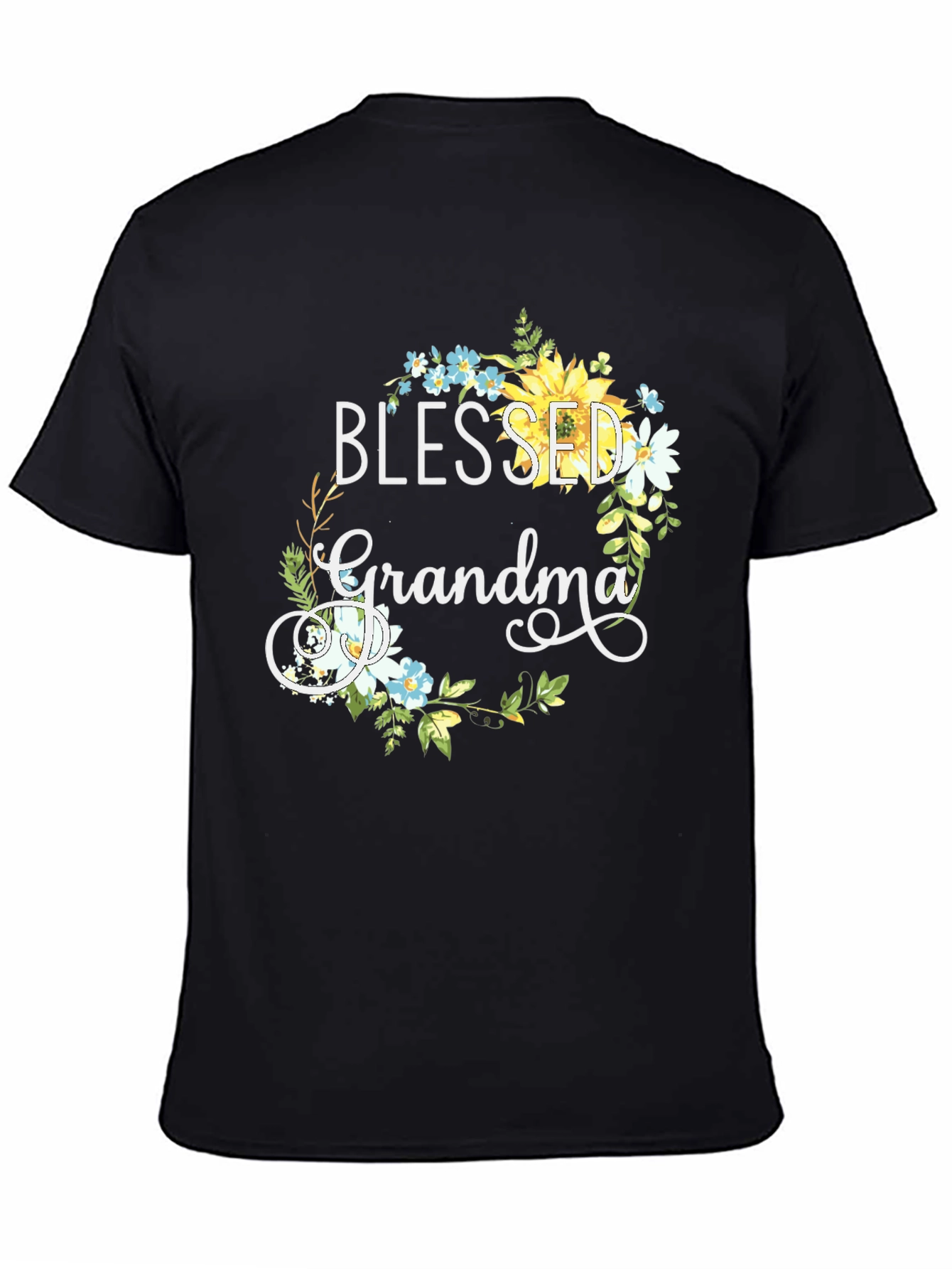 Blessed Grandma Floral T-Shirt