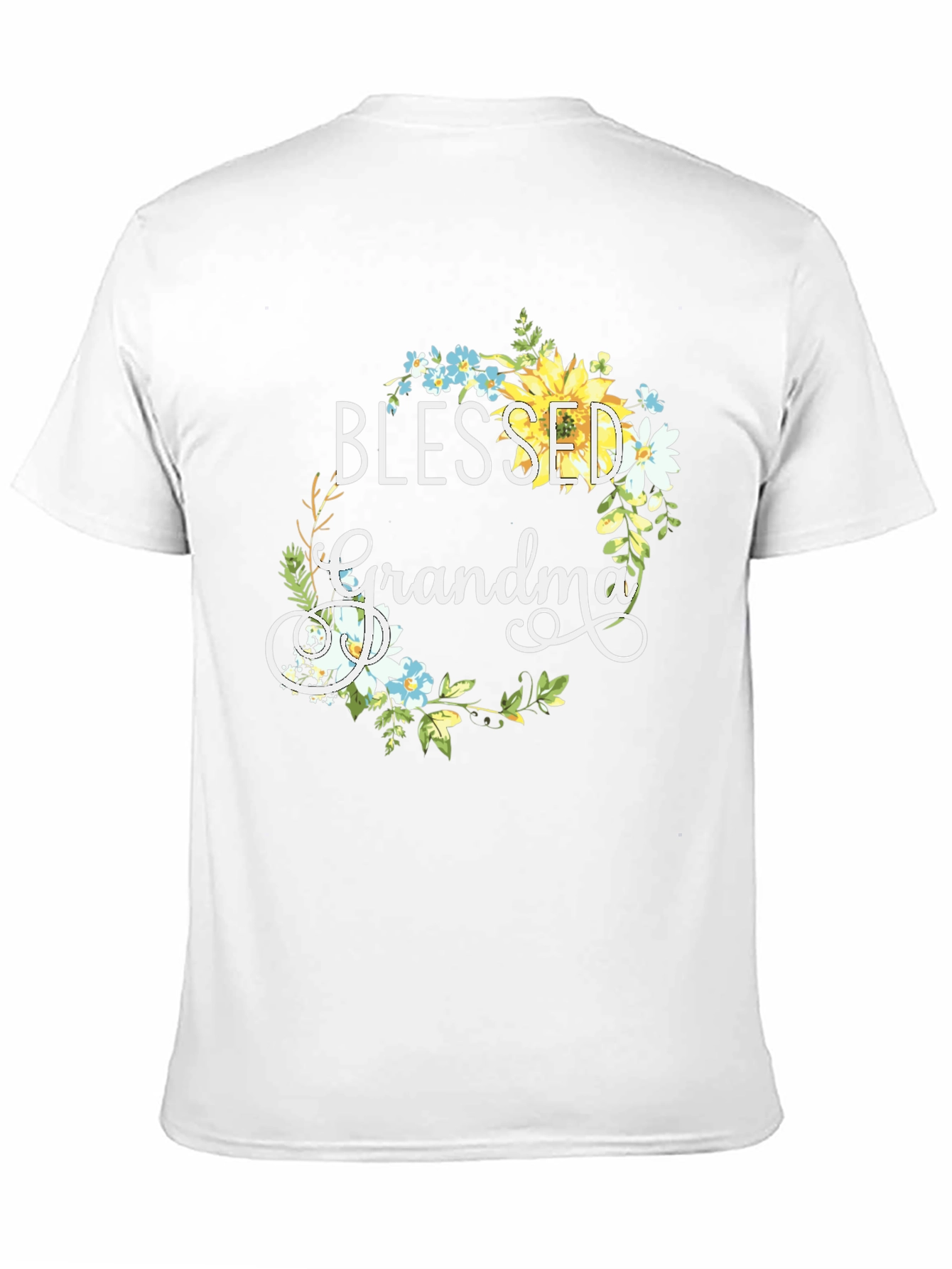Blessed Grandma Floral T-Shirt