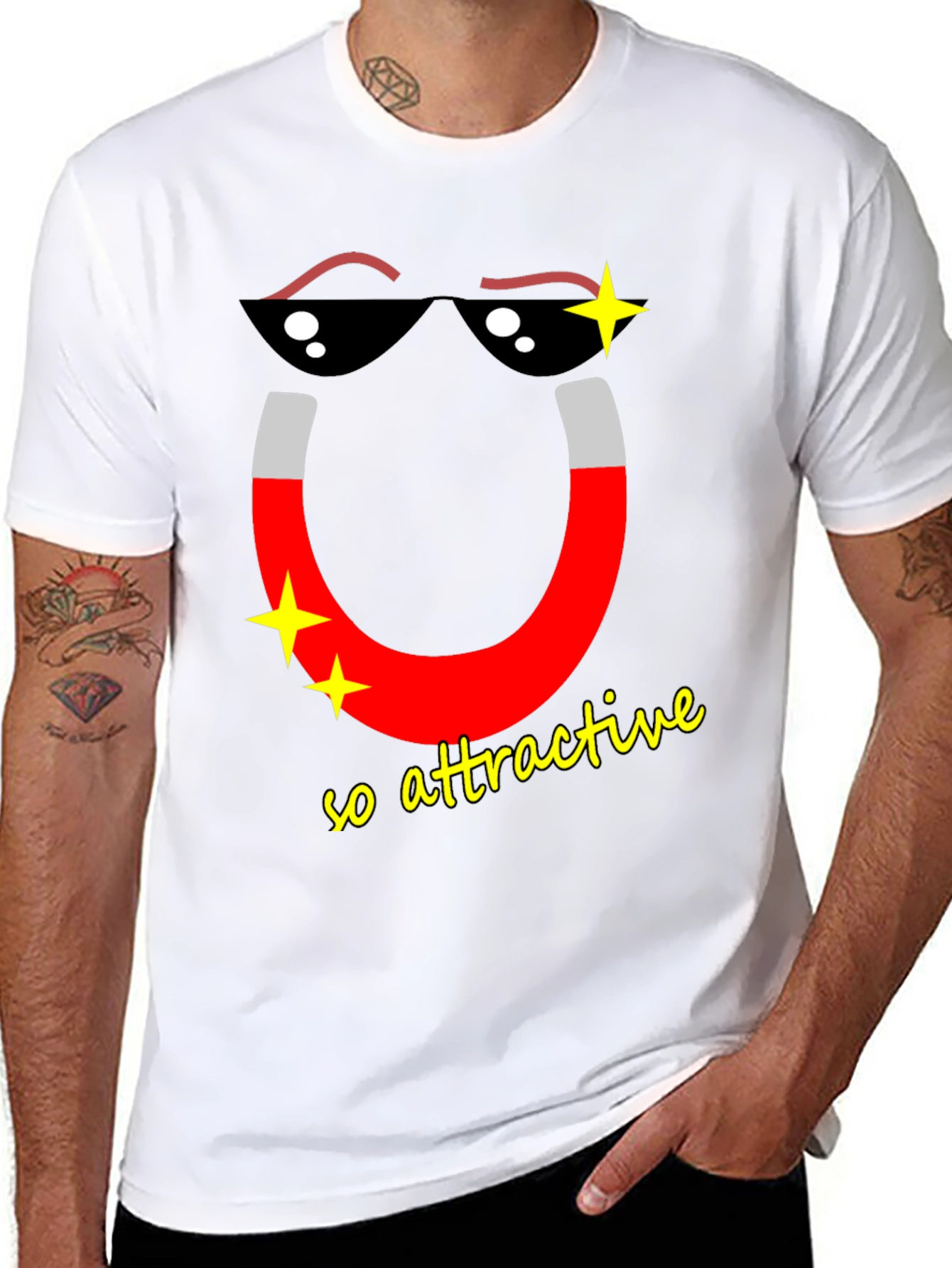 Attractive Magnet T-Shirt