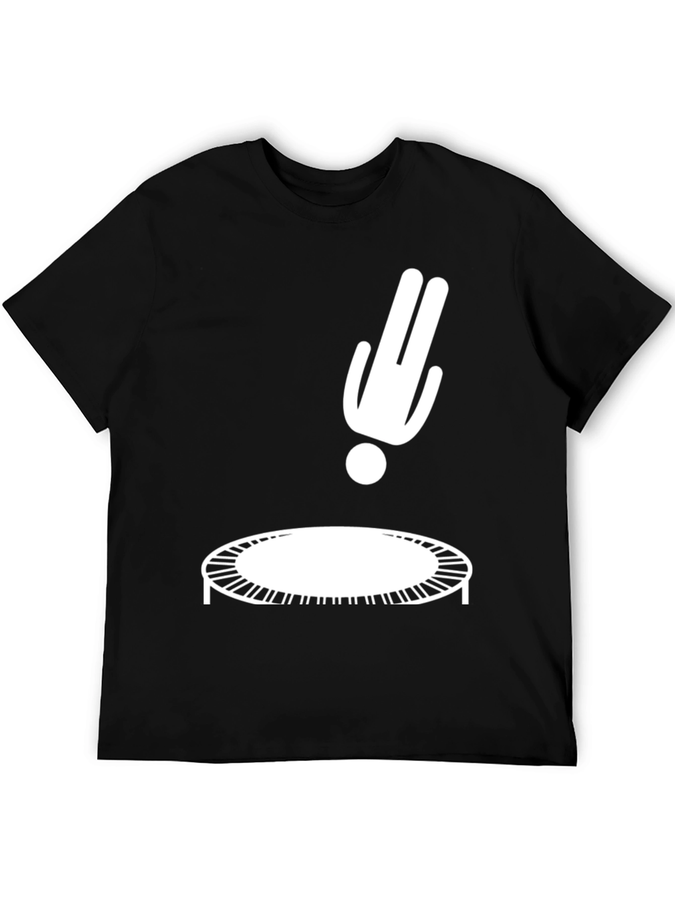 Trampoline T-Shirt: Funny Fall Design