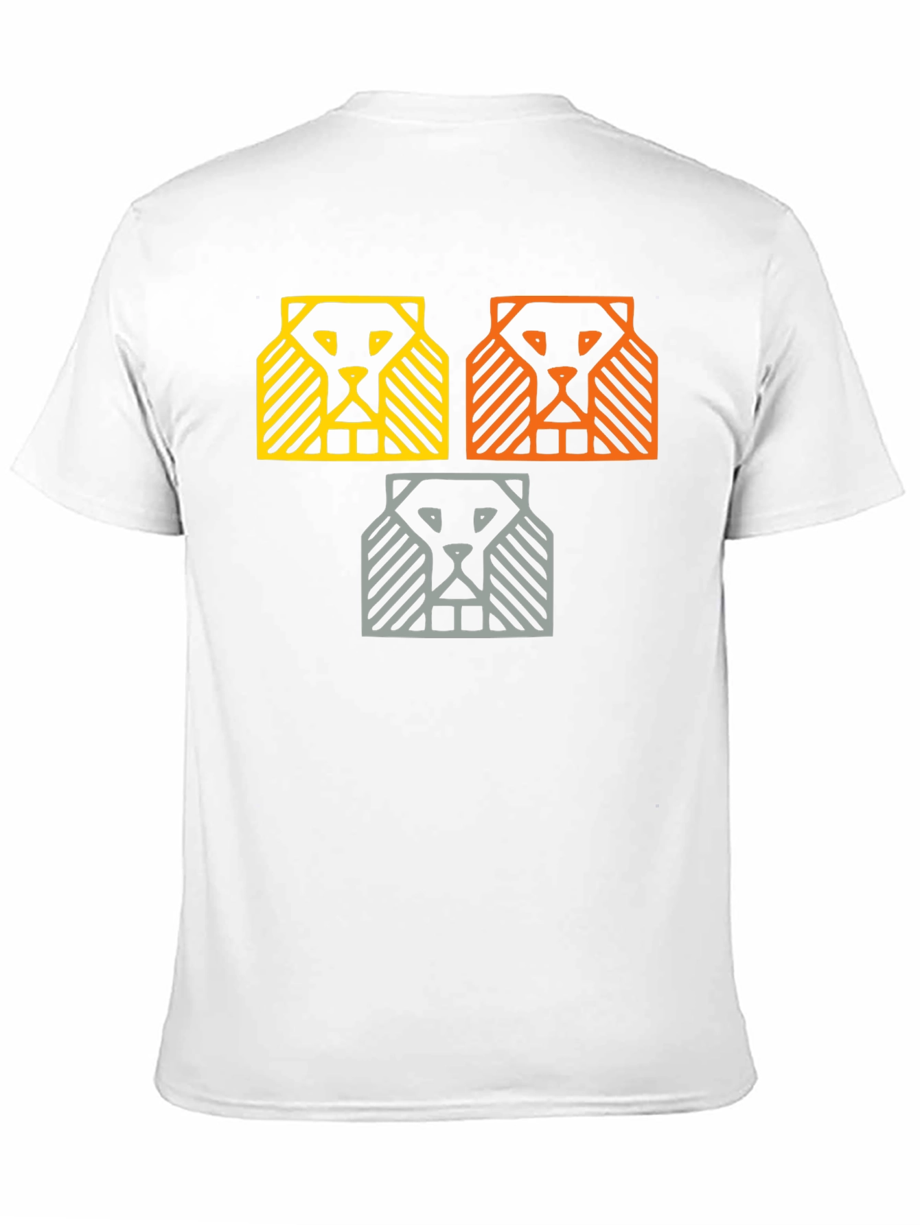 Abstract Lion Graphic Tee