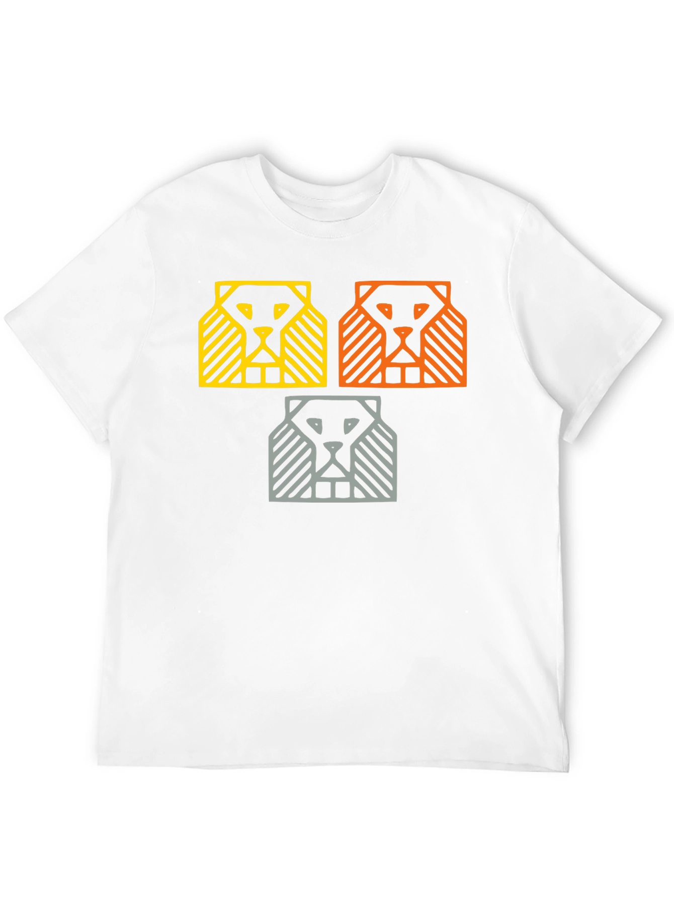 Abstract Lion Graphic Tee