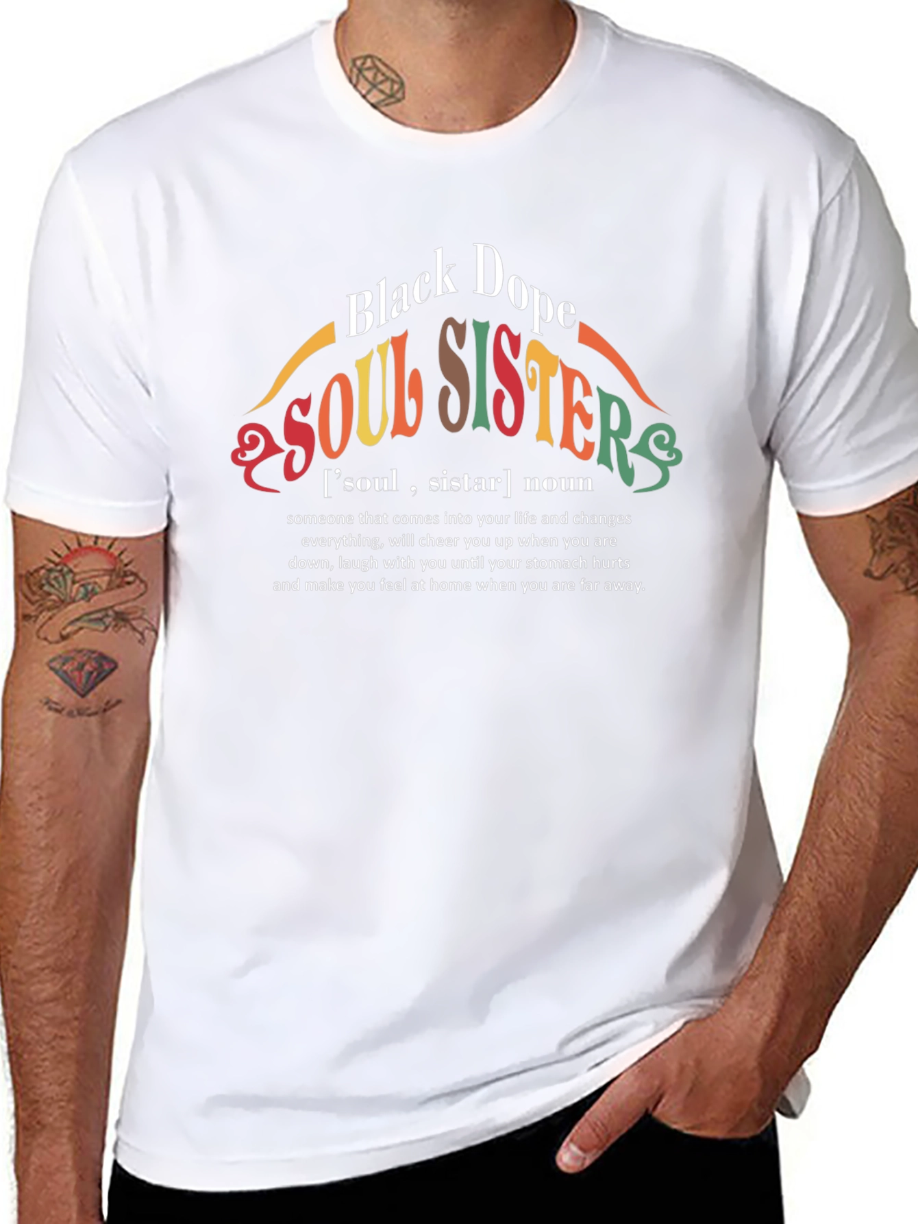 Black Dope Soul Sisters Graphic T-Shirt