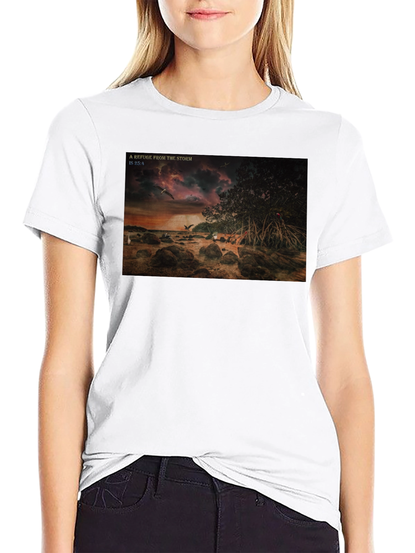 Refuge From The Storm Graphic T-Shirt