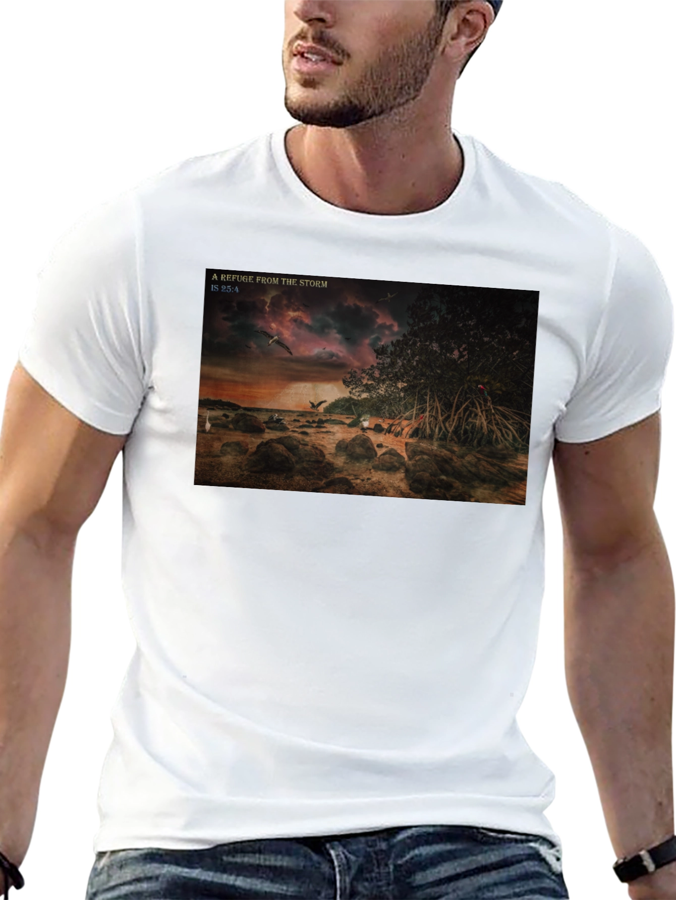 Refuge From The Storm Graphic T-Shirt