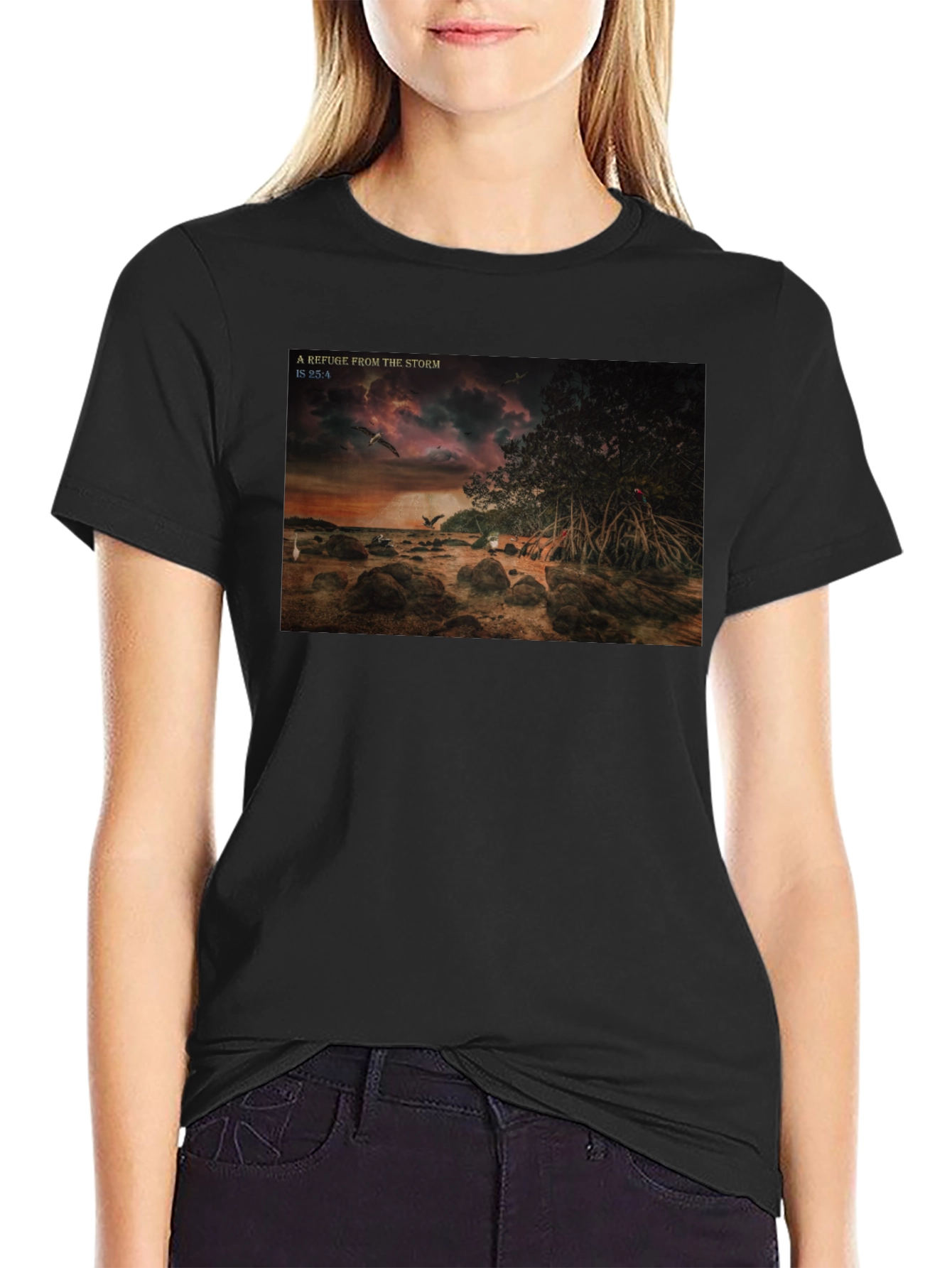 Refuge From The Storm Graphic T-Shirt