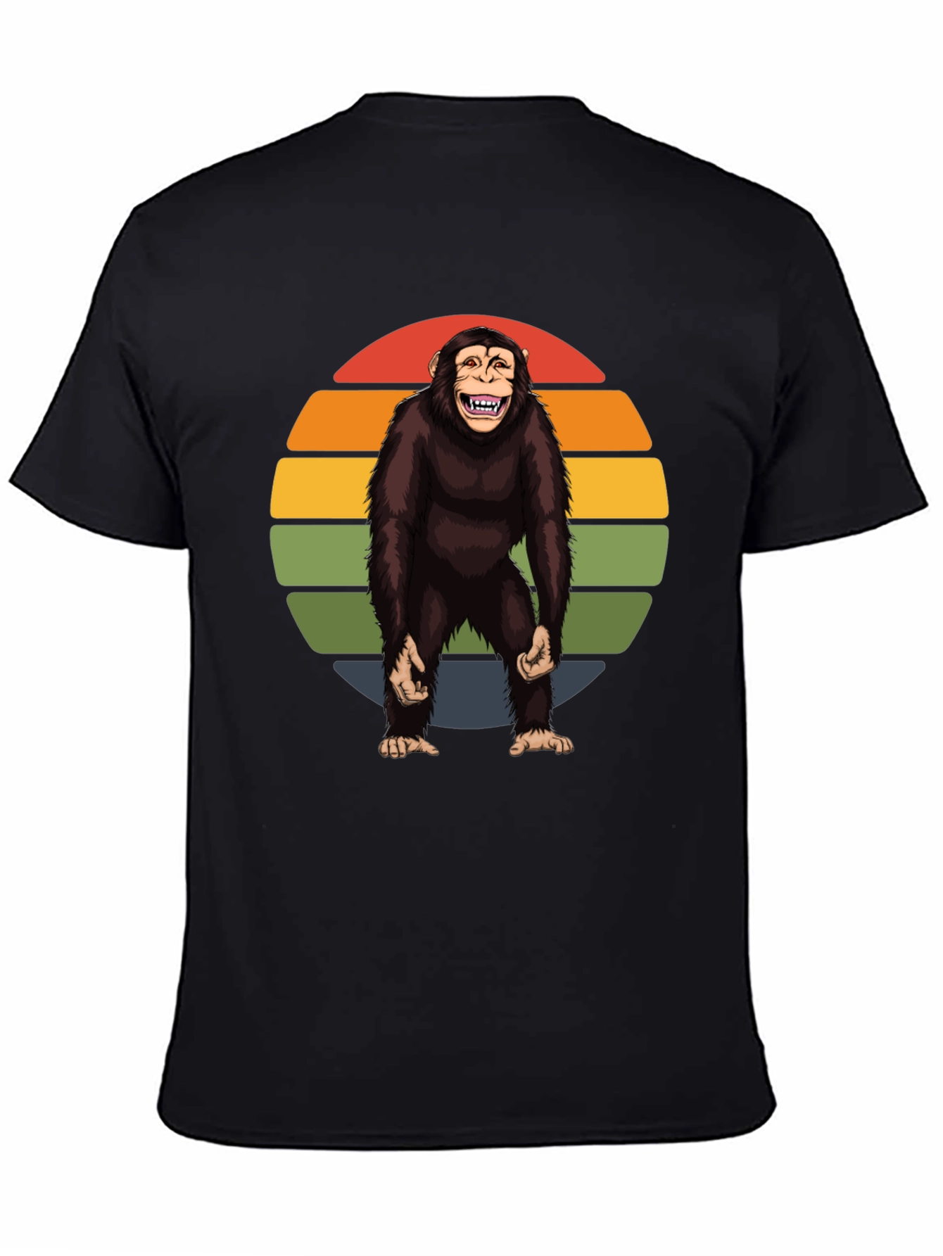 Retro Monkey Graphic Tee - Hilarious Ape Design