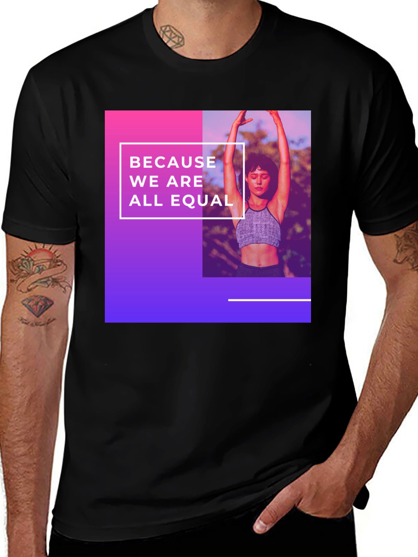 Equality T-Shirt: Because We Are All Equal