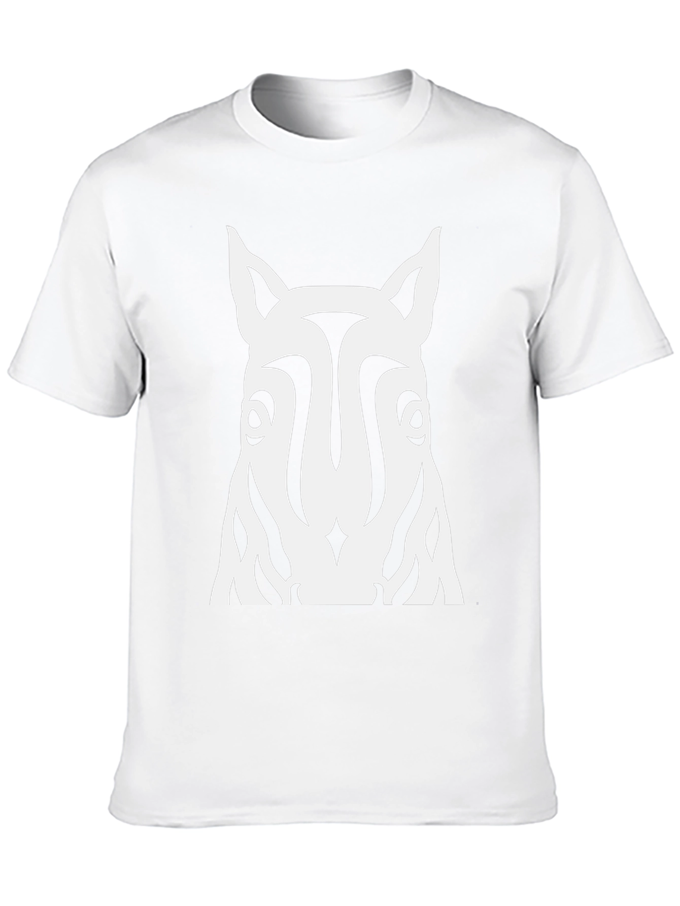 Striking Zebra Graphic Tee - Black Cotton T-Shirt