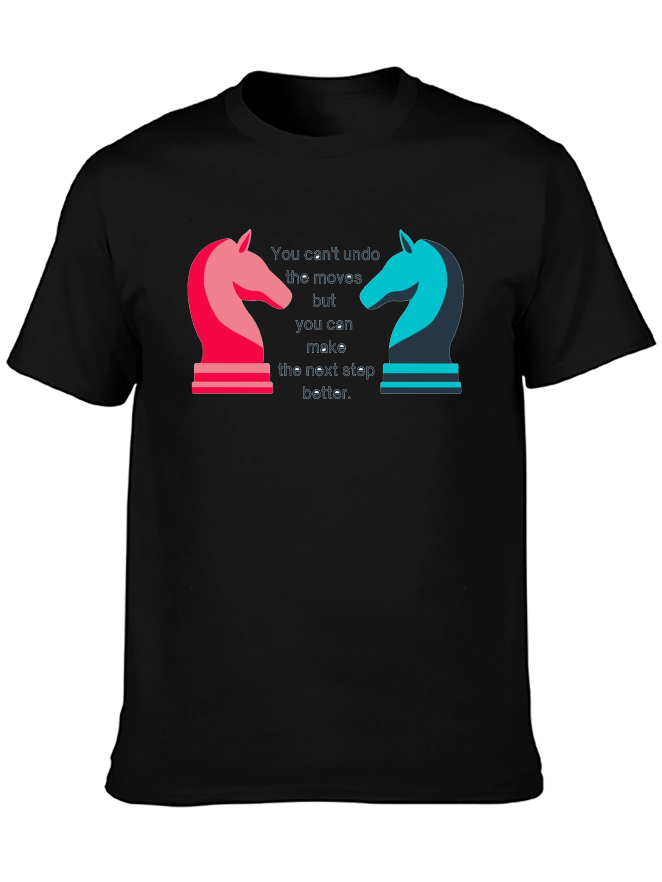 Chess Knight Motivational Graphic T-Shirt