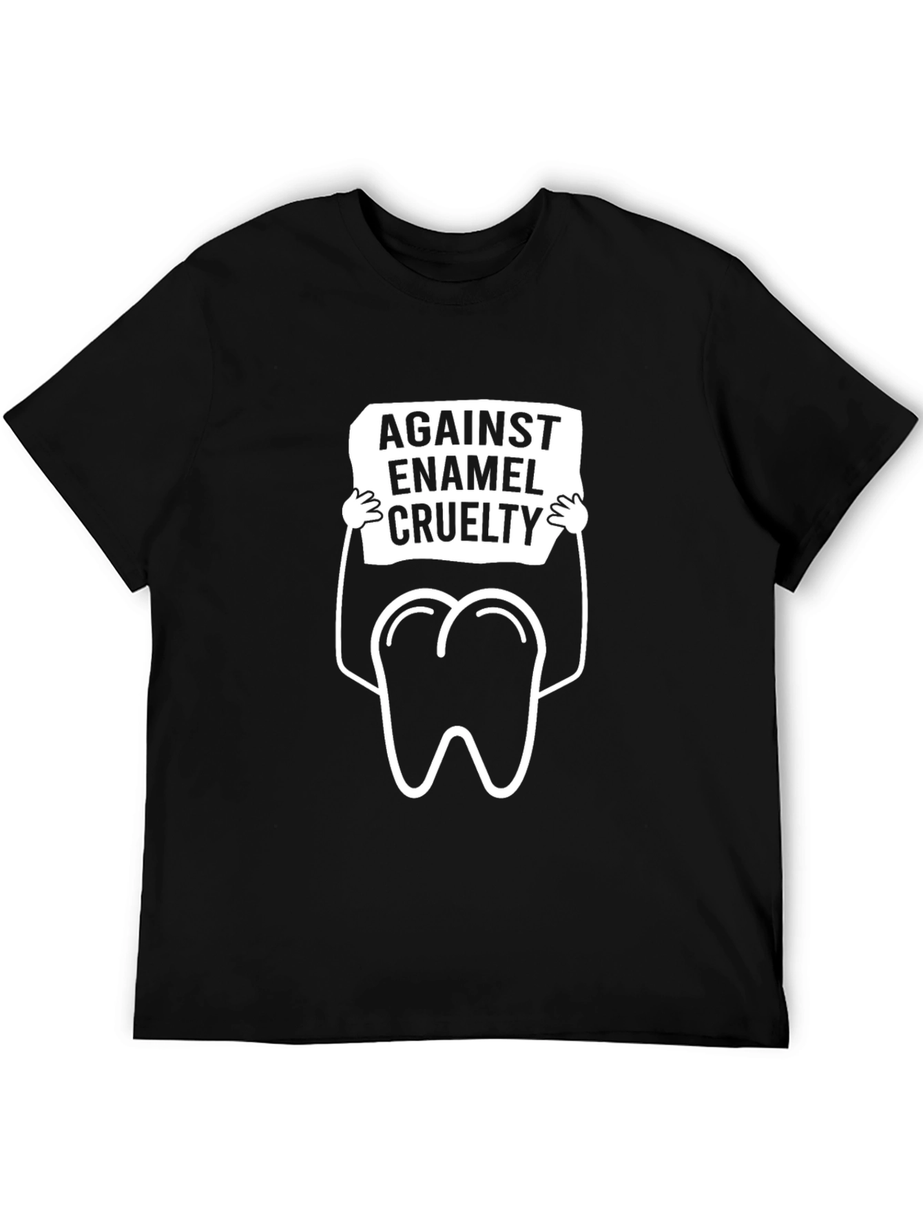 Against Enamel Cruelty Graphic T-Shirt