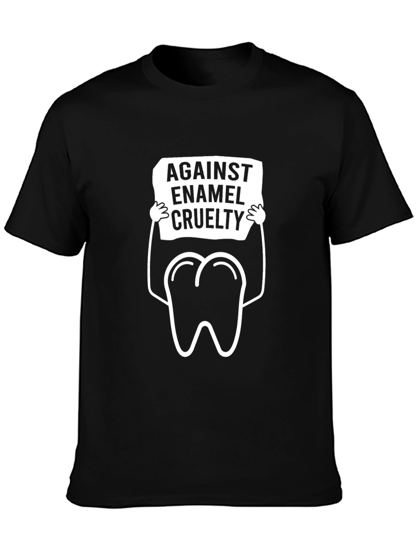 Against Enamel Cruelty Graphic T-Shirt