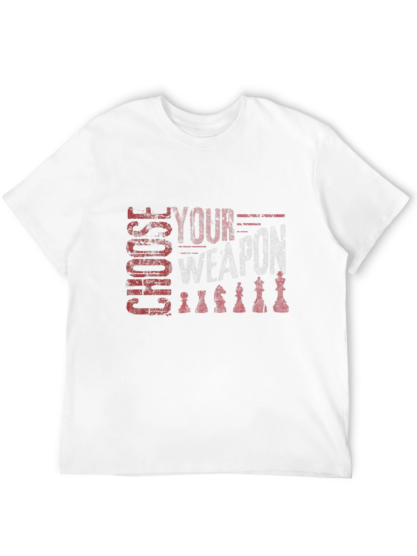 Choose Your Weapon Chess Graphic Tee