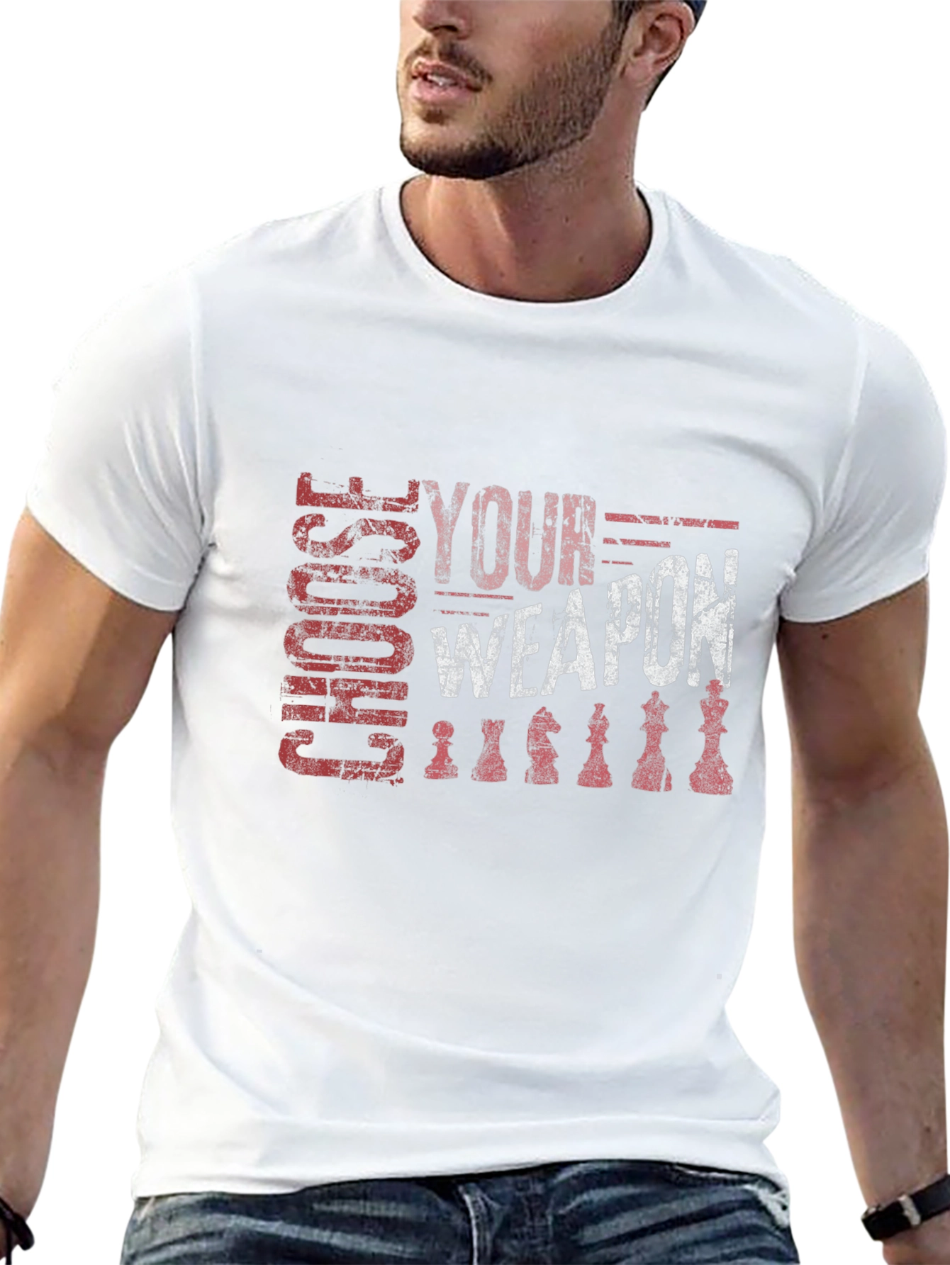 Choose Your Weapon Chess Graphic Tee