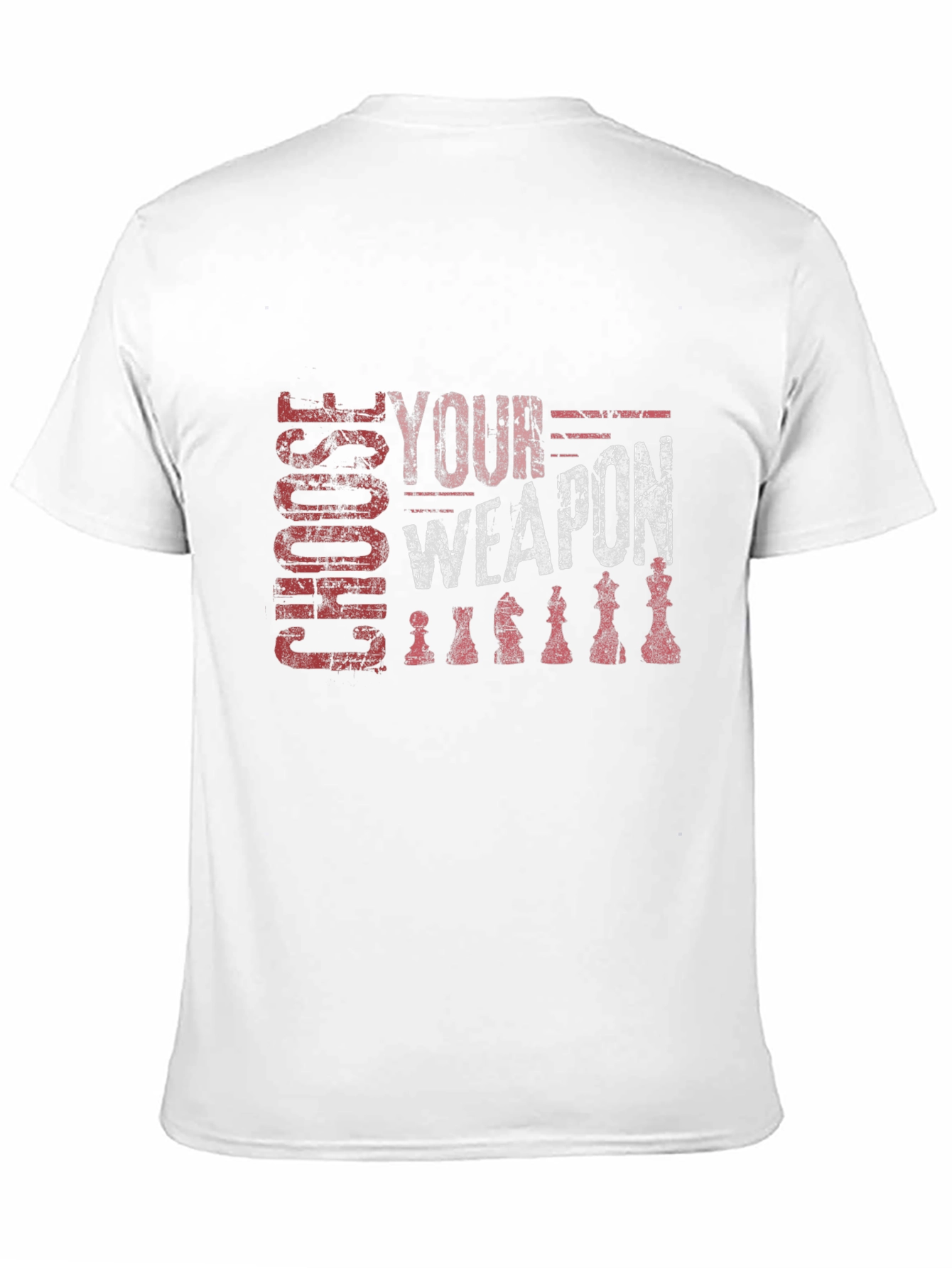 Choose Your Weapon Chess Graphic Tee