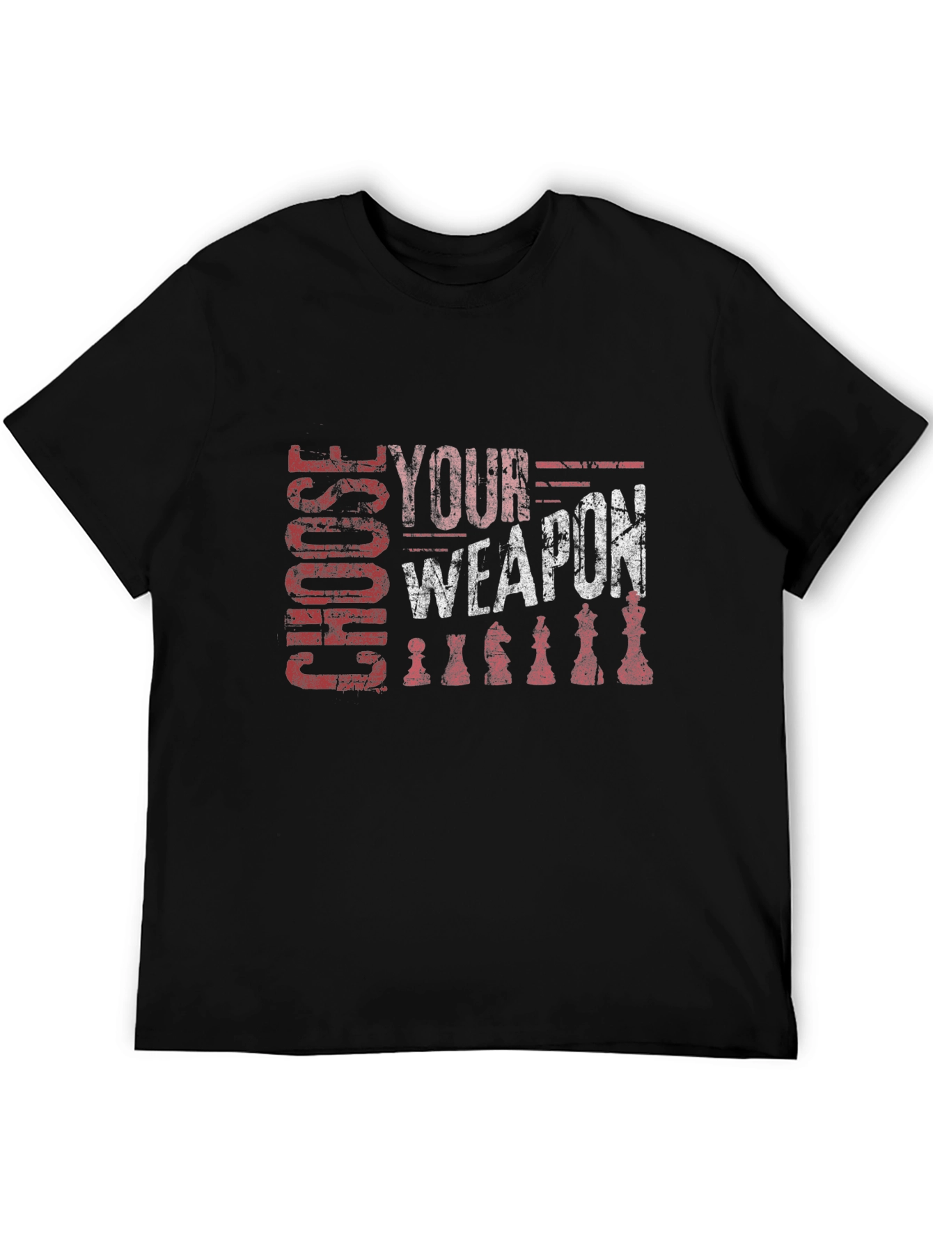 Choose Your Weapon Chess Graphic Tee