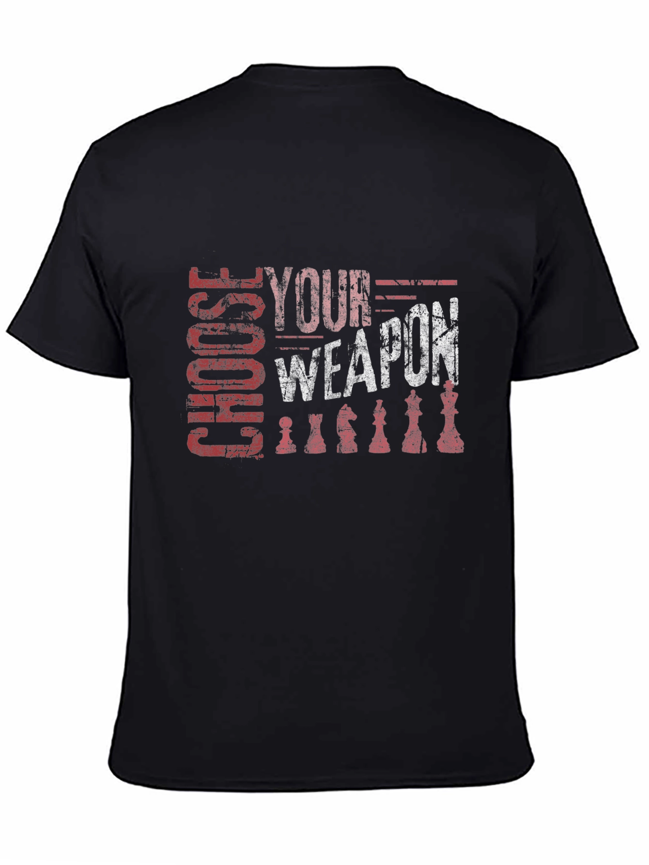 Choose Your Weapon Chess Graphic Tee
