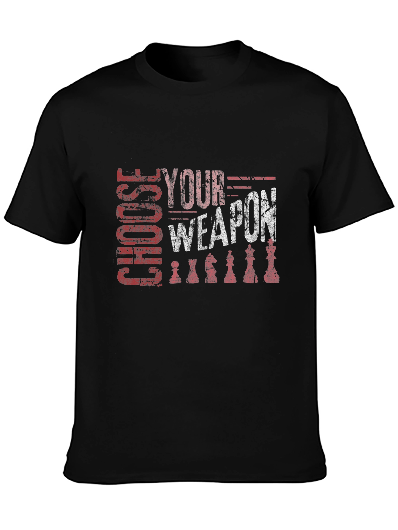 Choose Your Weapon Chess Graphic Tee