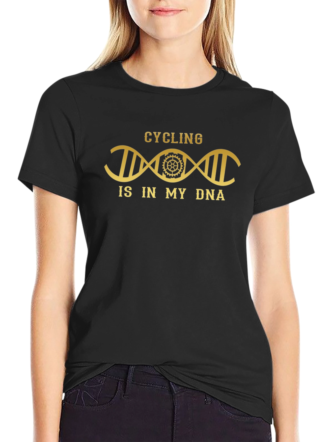Cycling DNA Graphic T-Shirt - Bike Lovers Tee