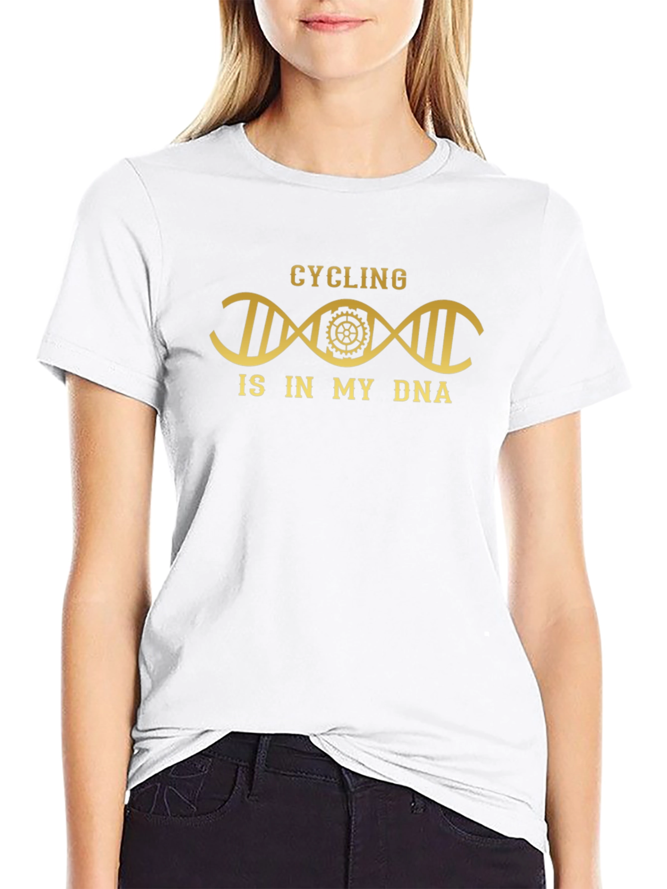 Cycling DNA Graphic T-Shirt - Bike Lovers Tee