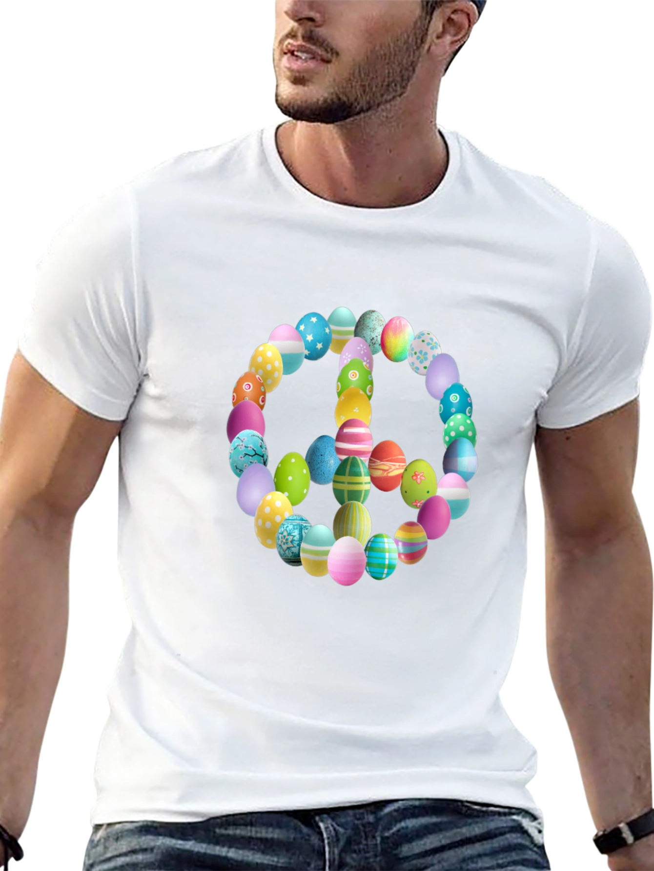 Easter Egg Peace Sign T-Shirt