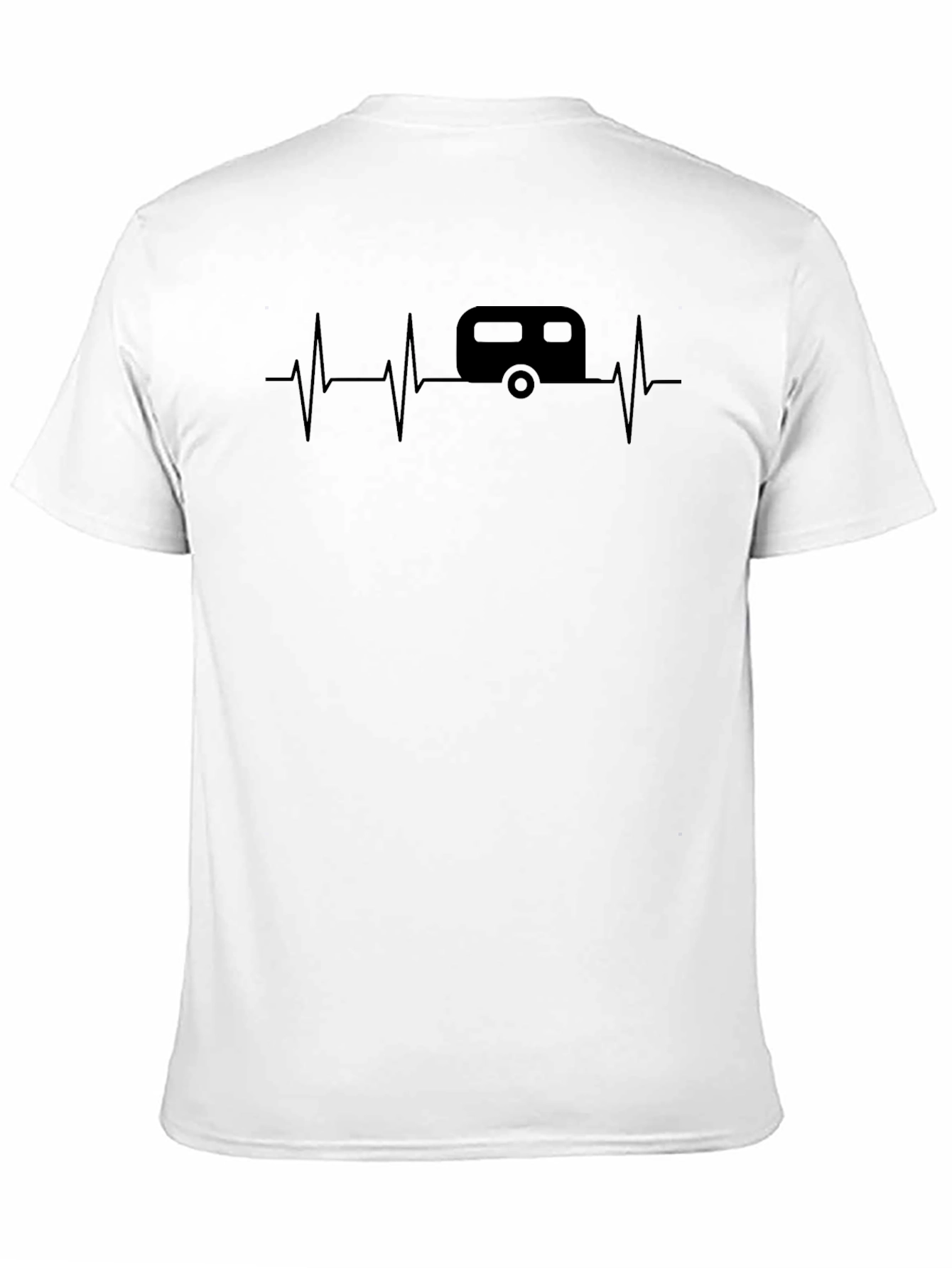 Camper Heartbeat Graphic Tee - Travel Lover