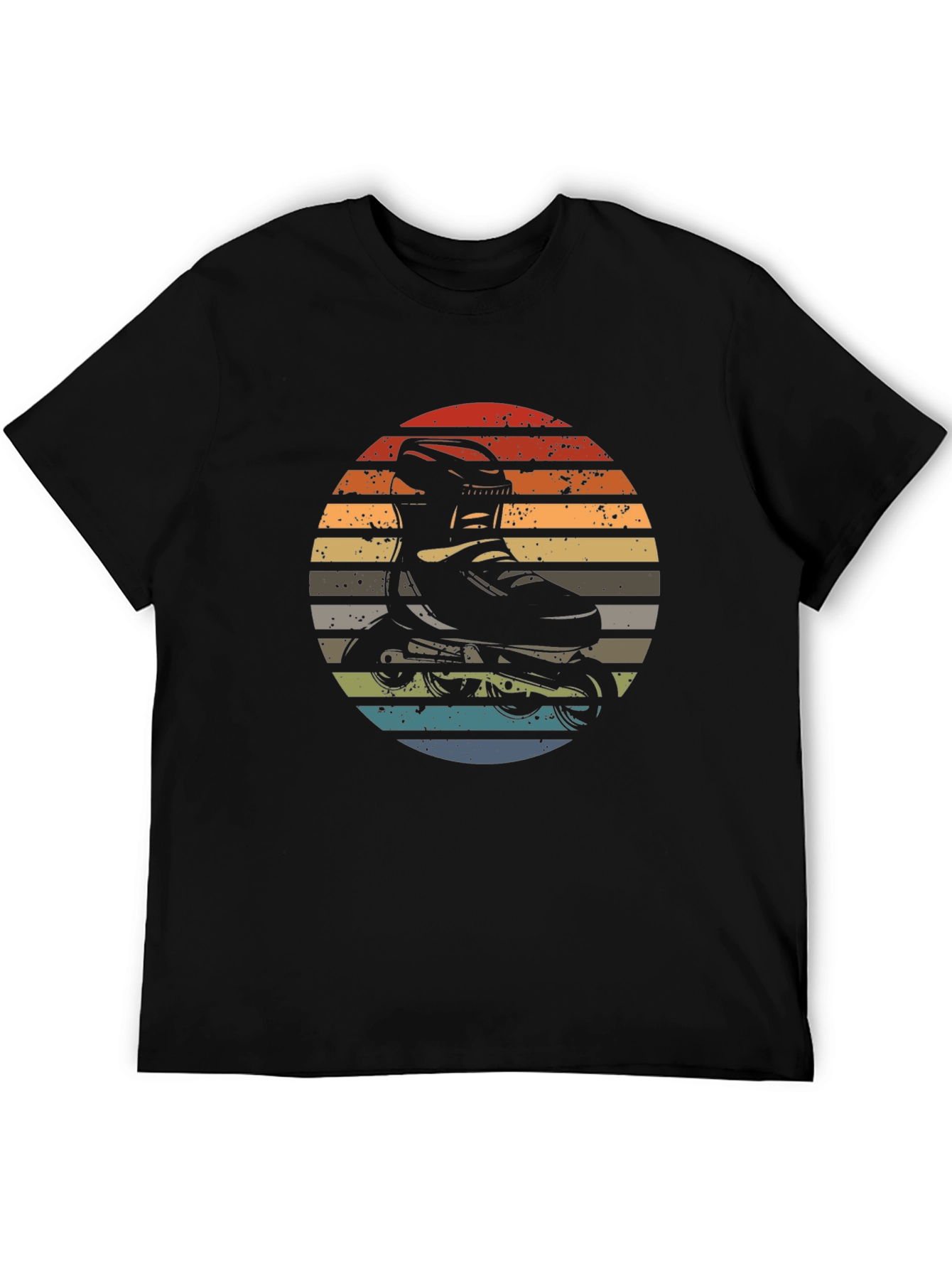 Retro Inline Skate Sunset T-Shirt
