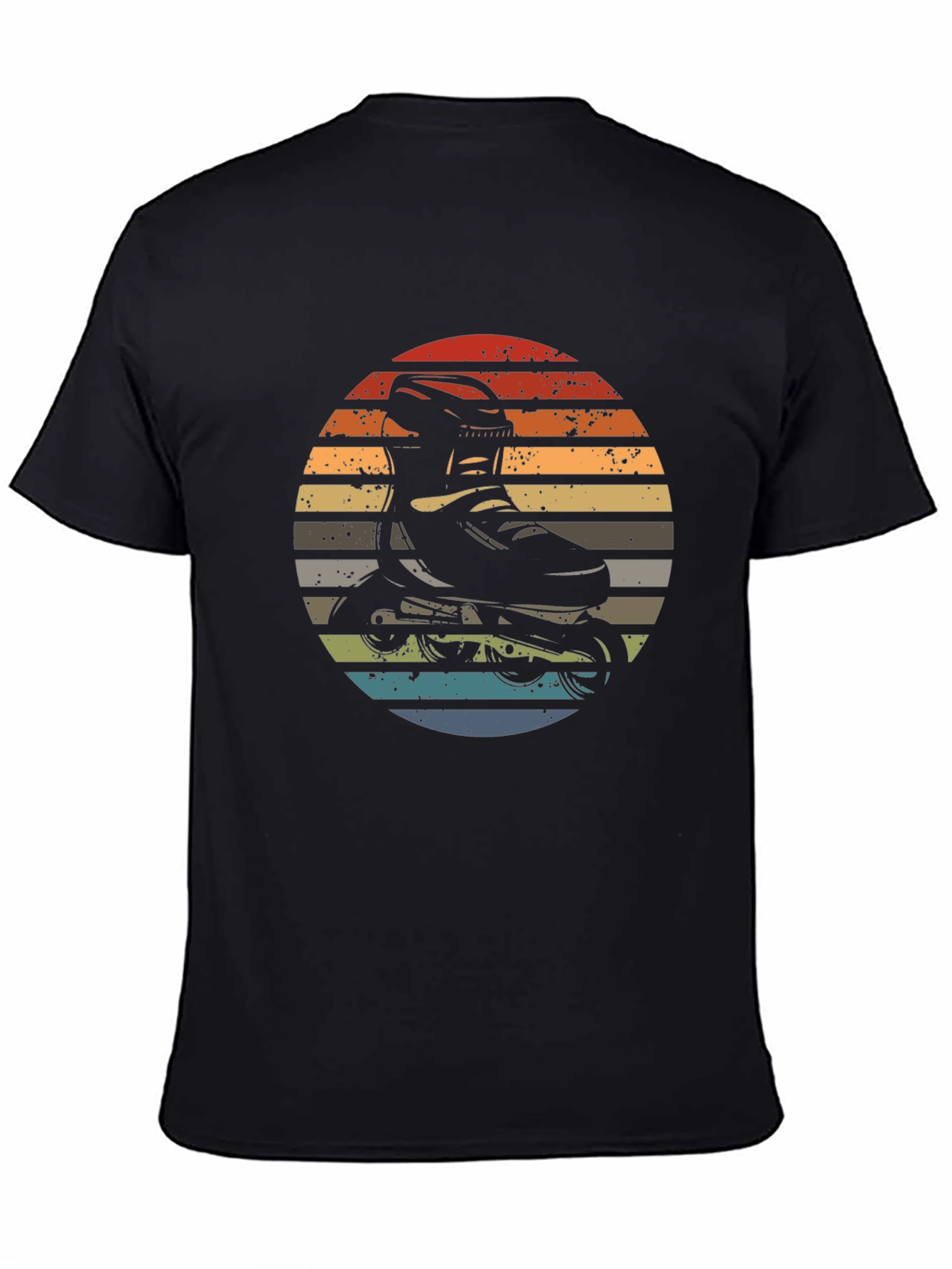 Retro Inline Skate Sunset T-Shirt