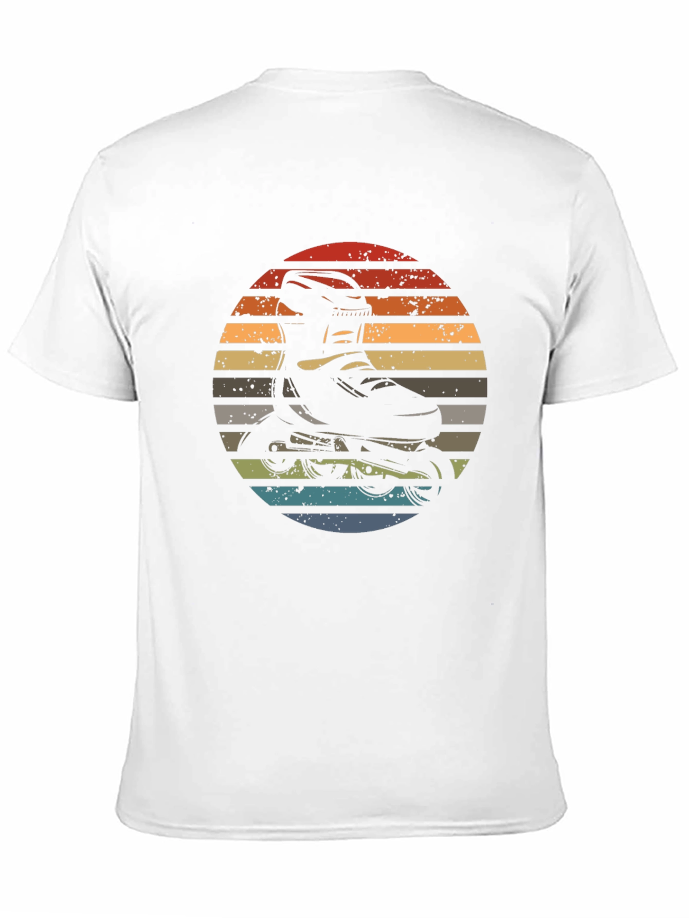 Retro Inline Skate Sunset T-Shirt