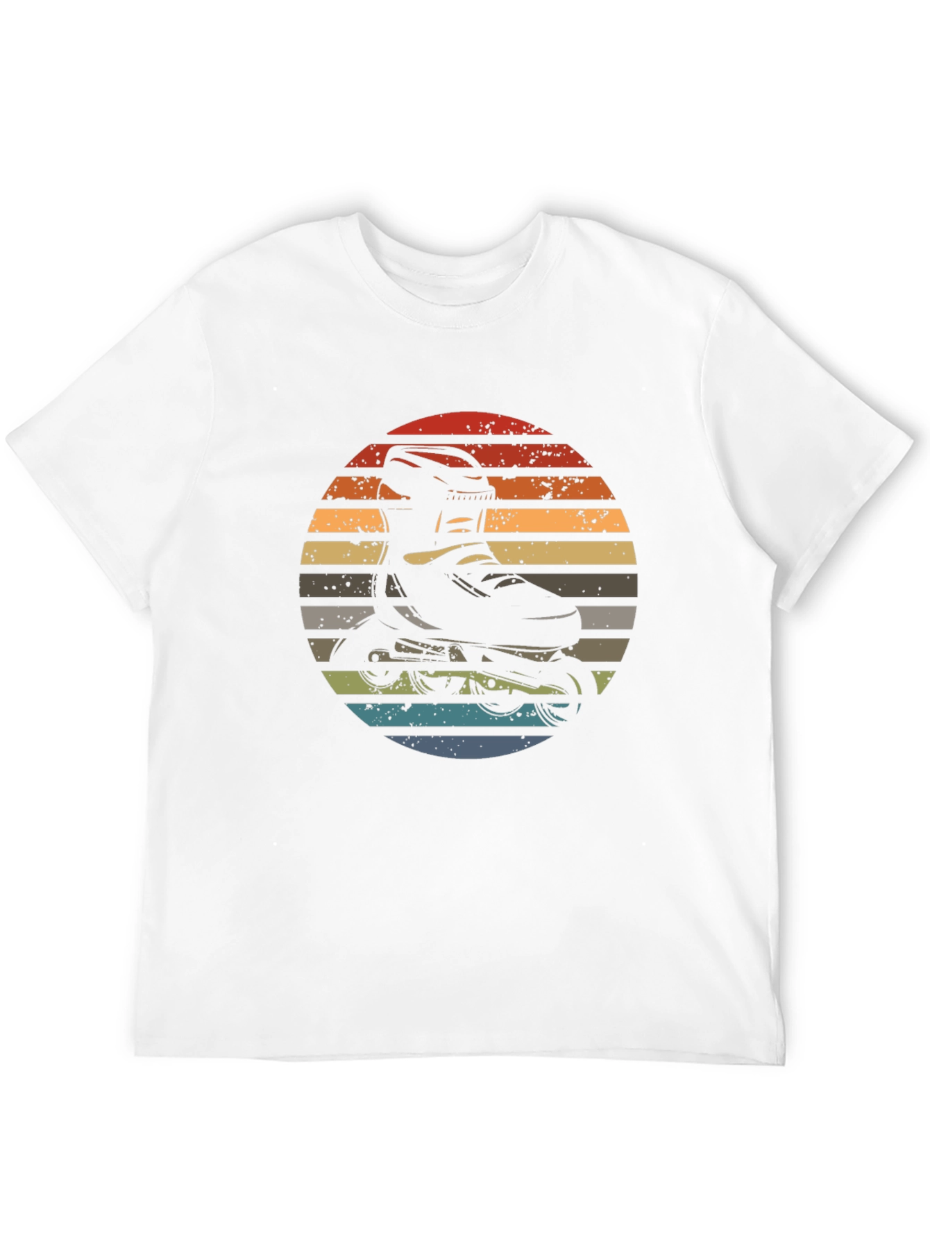 Retro Inline Skate Sunset T-Shirt