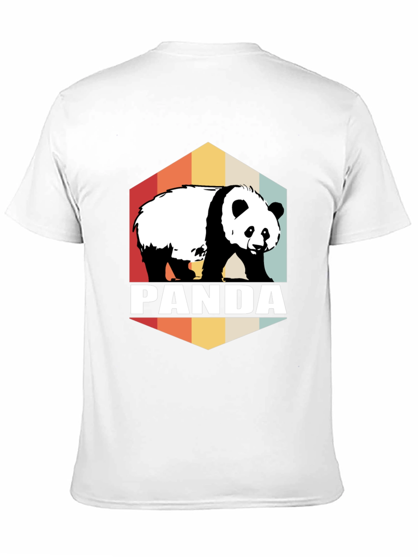Retro Panda Graphic Tee - Soft Cotton Blend
