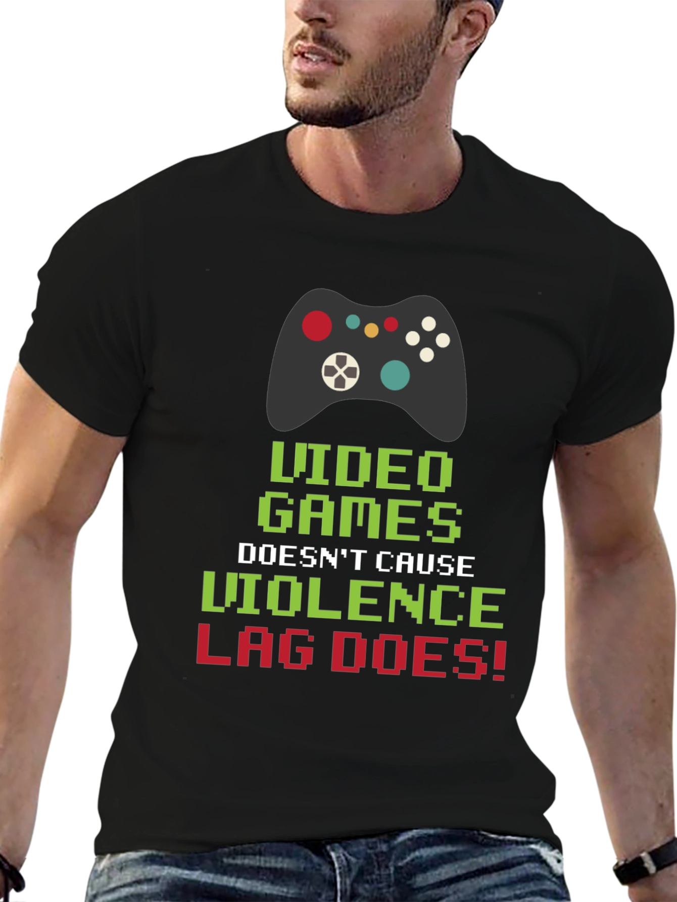 Video Games Lag T-Shirt: Gamer Humor Tee