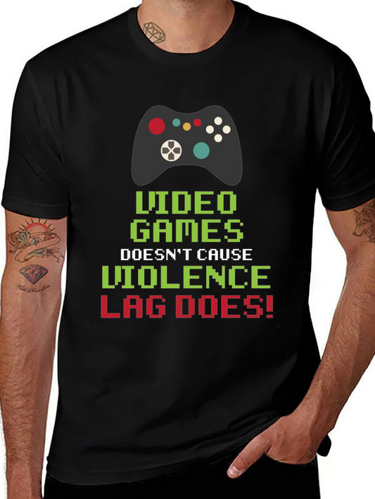 Video Games Lag T-Shirt: Gamer Humor Tee