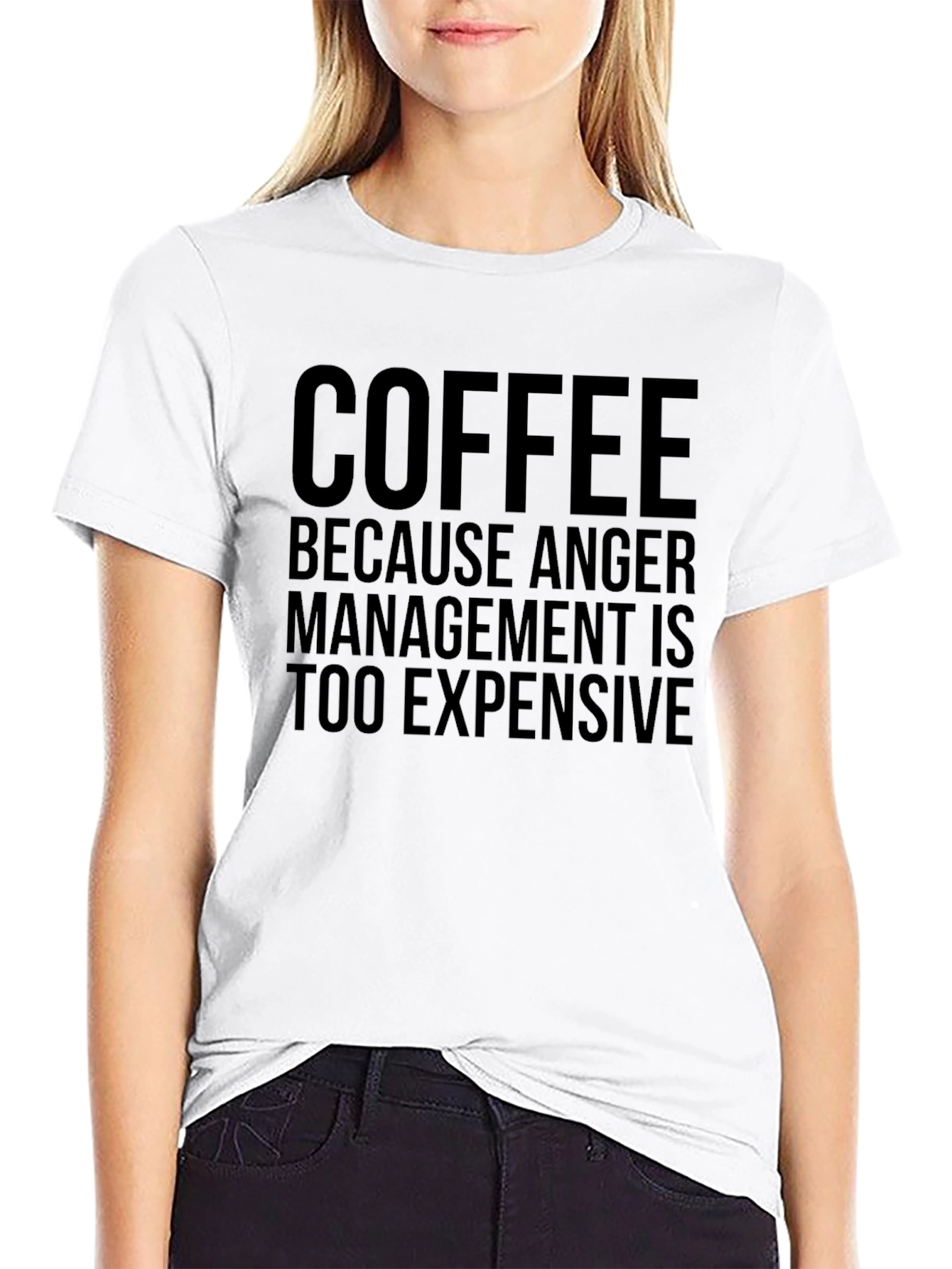 Coffee Anger Management Graphic T-Shirt