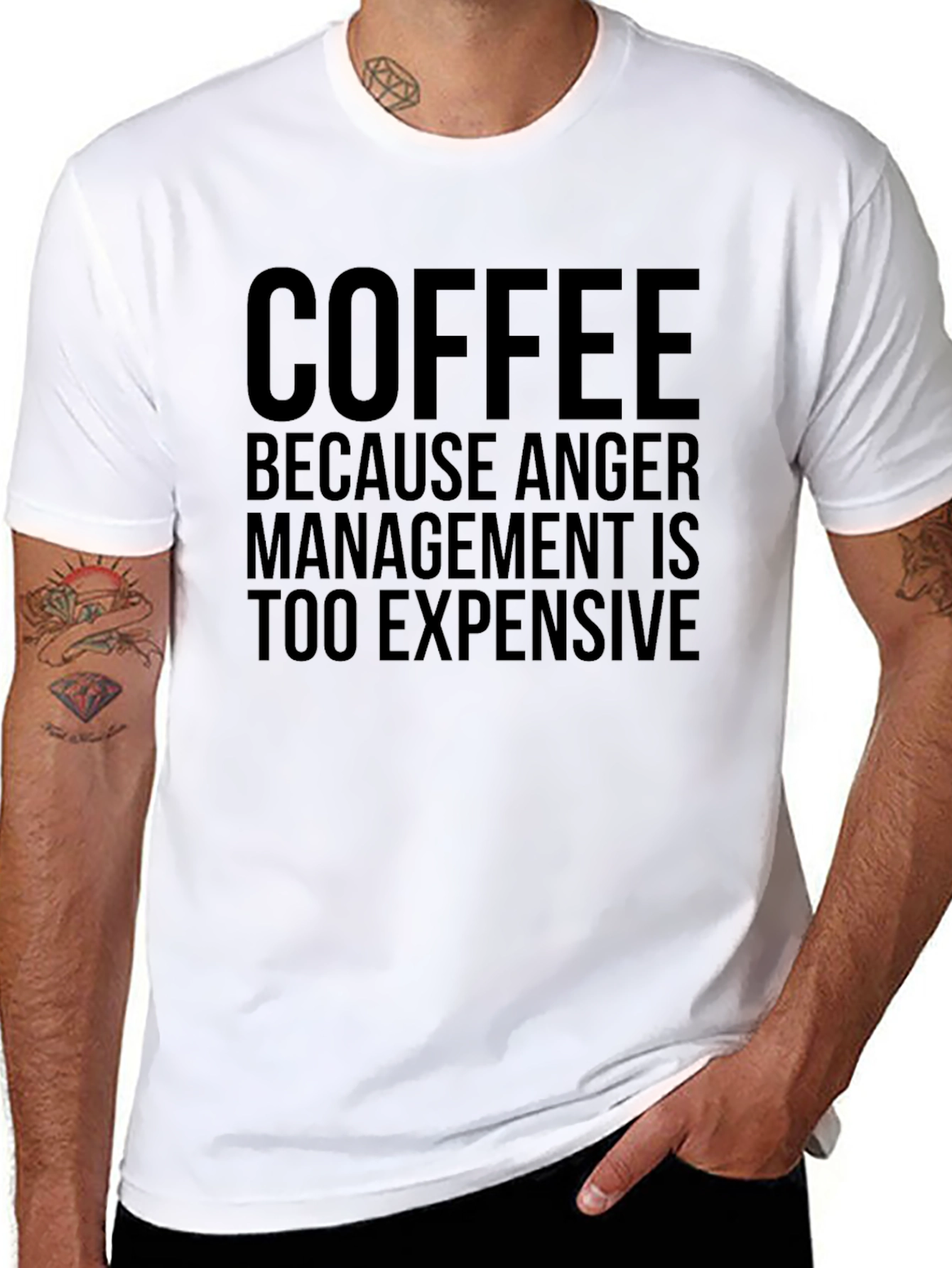 Coffee Anger Management Graphic T-Shirt