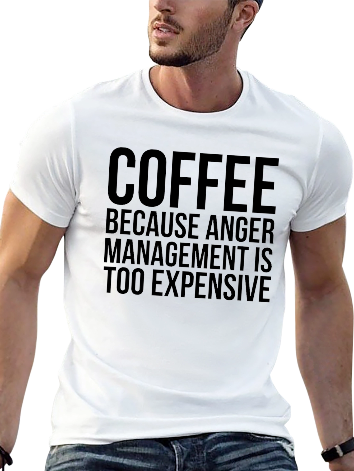 Coffee Anger Management Graphic T-Shirt