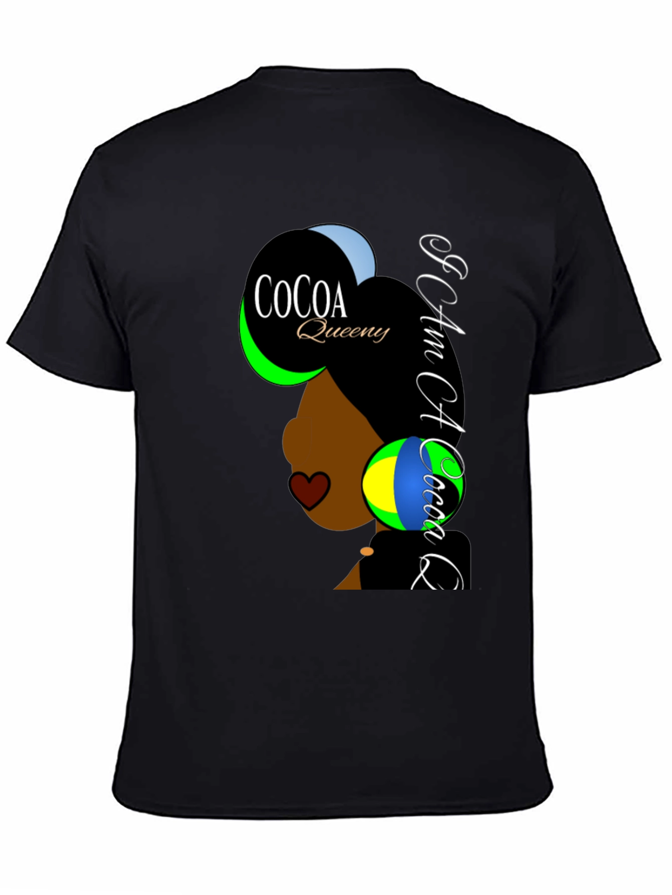 Cocoa Queen T-Shirt - Afrocentric Fashion