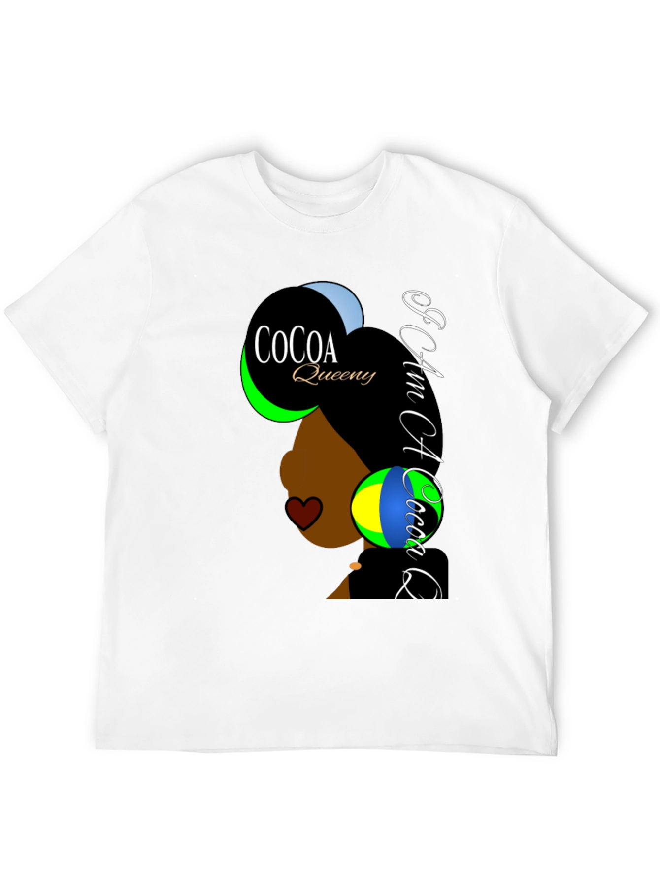 Cocoa Queen T-Shirt - Afrocentric Fashion