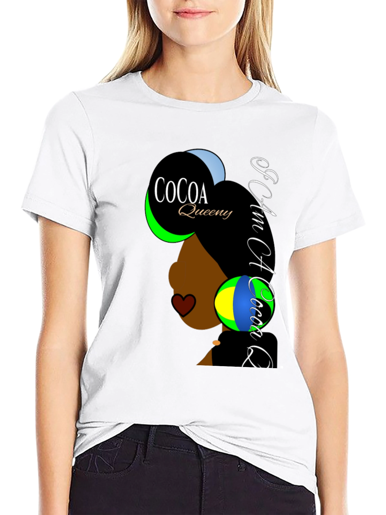 Cocoa Queen T-Shirt - Afrocentric Fashion