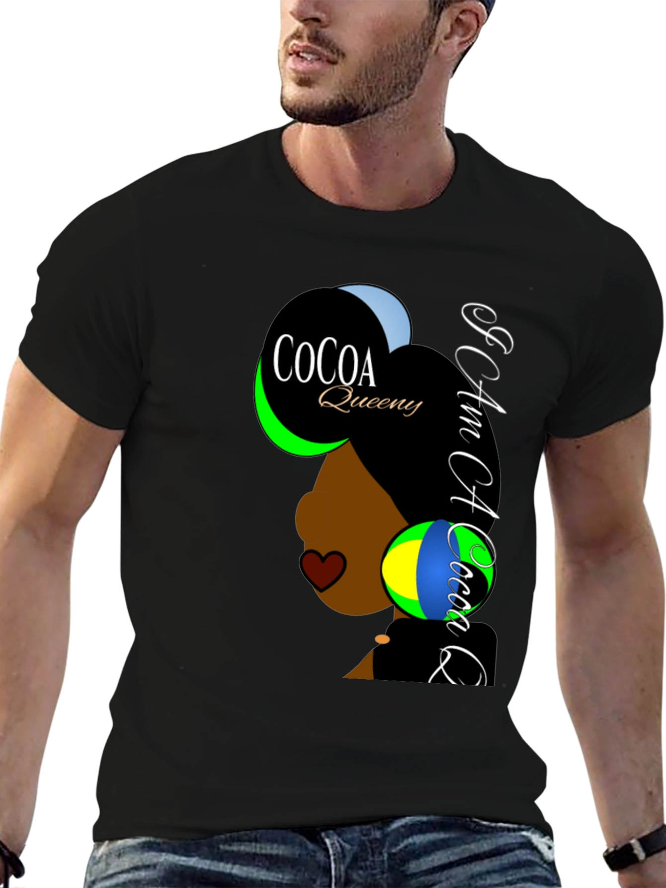 Cocoa Queen T-Shirt - Afrocentric Fashion