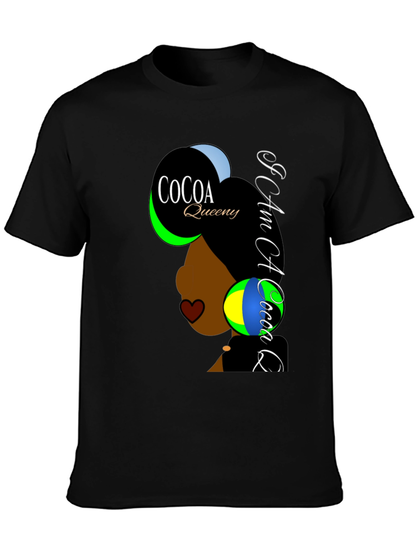 Cocoa Queen T-Shirt - Afrocentric Fashion